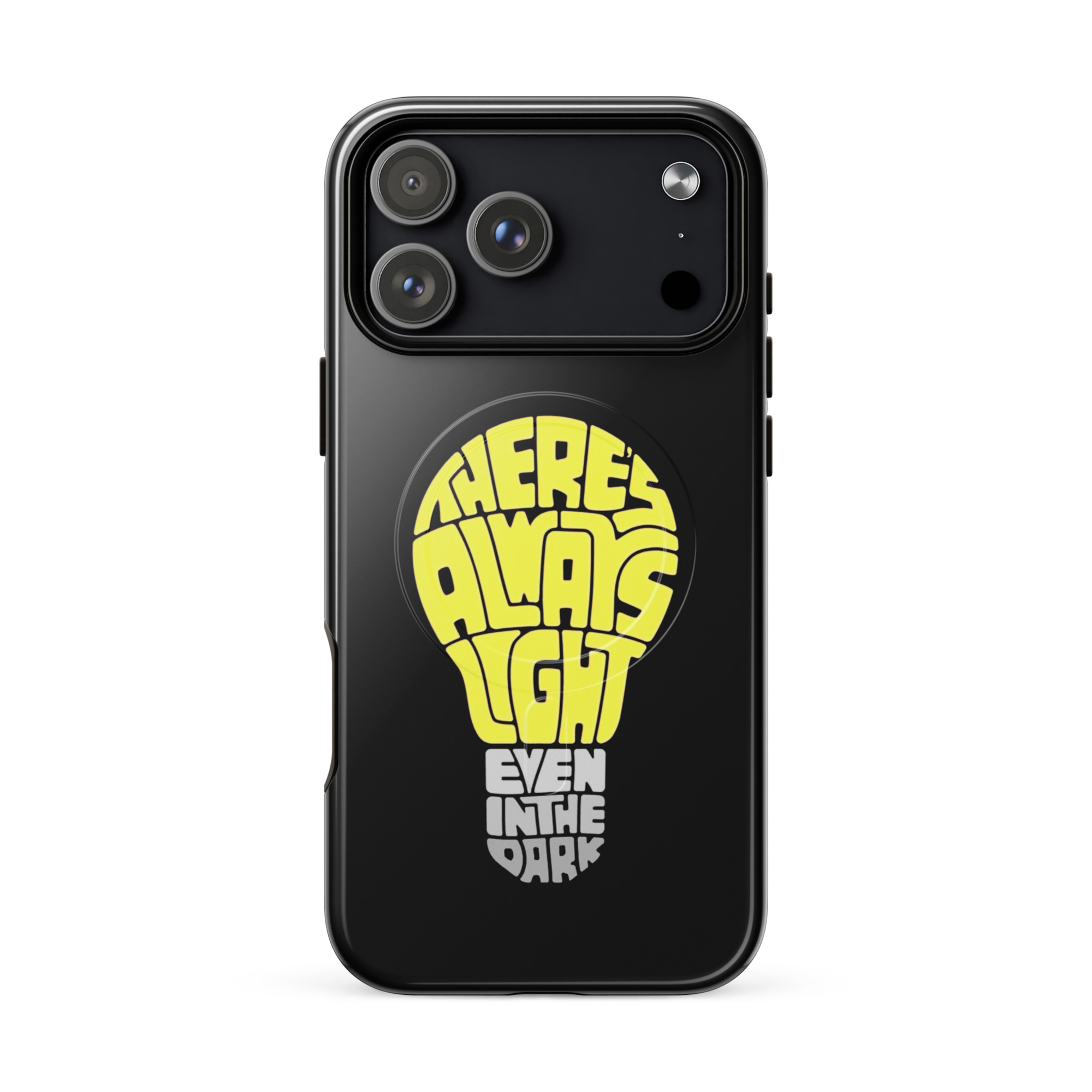 There's Always Light Even In The Dark Hardcase iPhone®-Hülle mit MagSafe® – Accessoires – Klamottn™ There's Always Light Even In The Dark Hardcase iPhone®-Hülle mit MagSafe® – Accessoires – Klamottn™