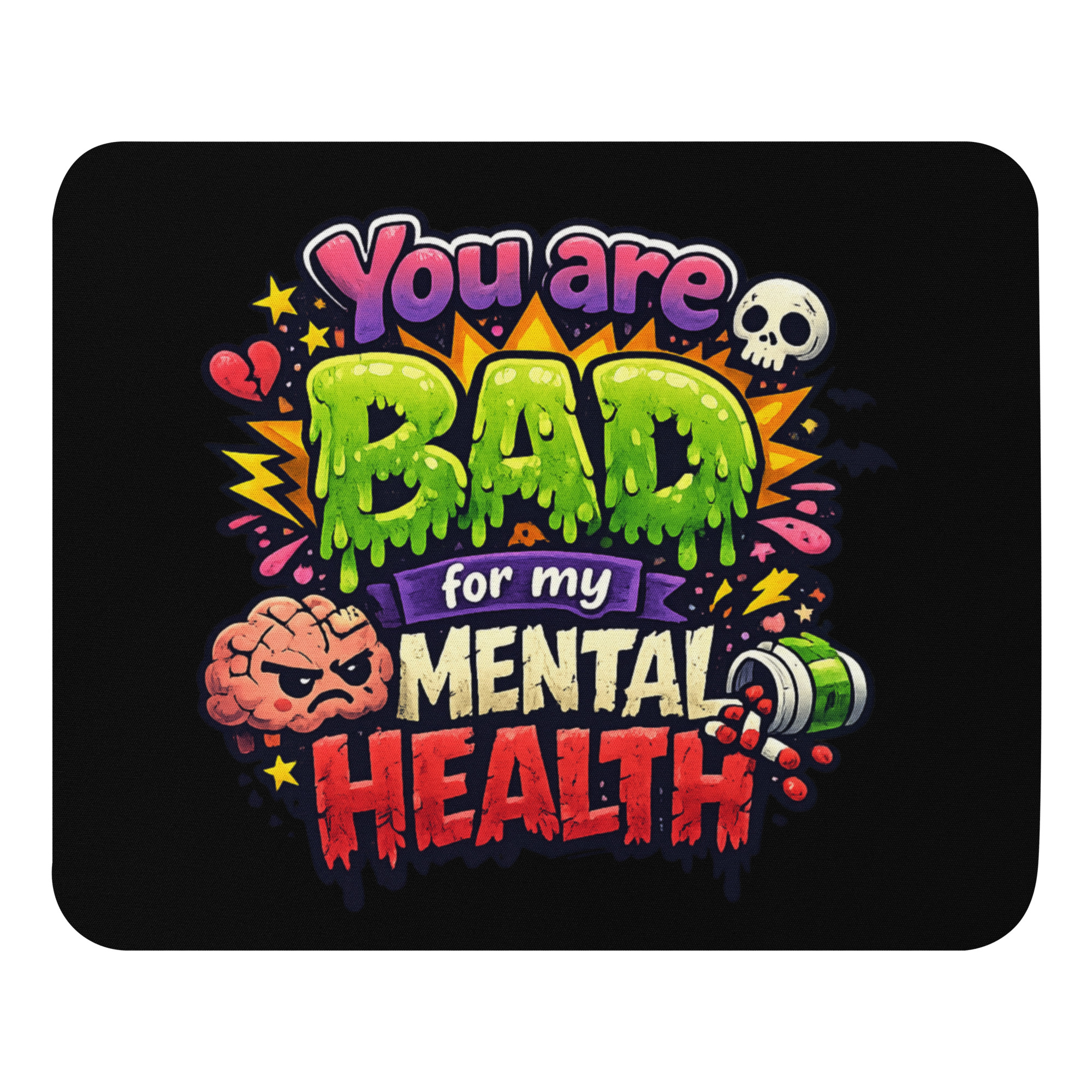You are bad for my mental health Mauspad – Home & Living – Klamottn™ You are bad for my mental health Mauspad – Home & Living – Klamottn™