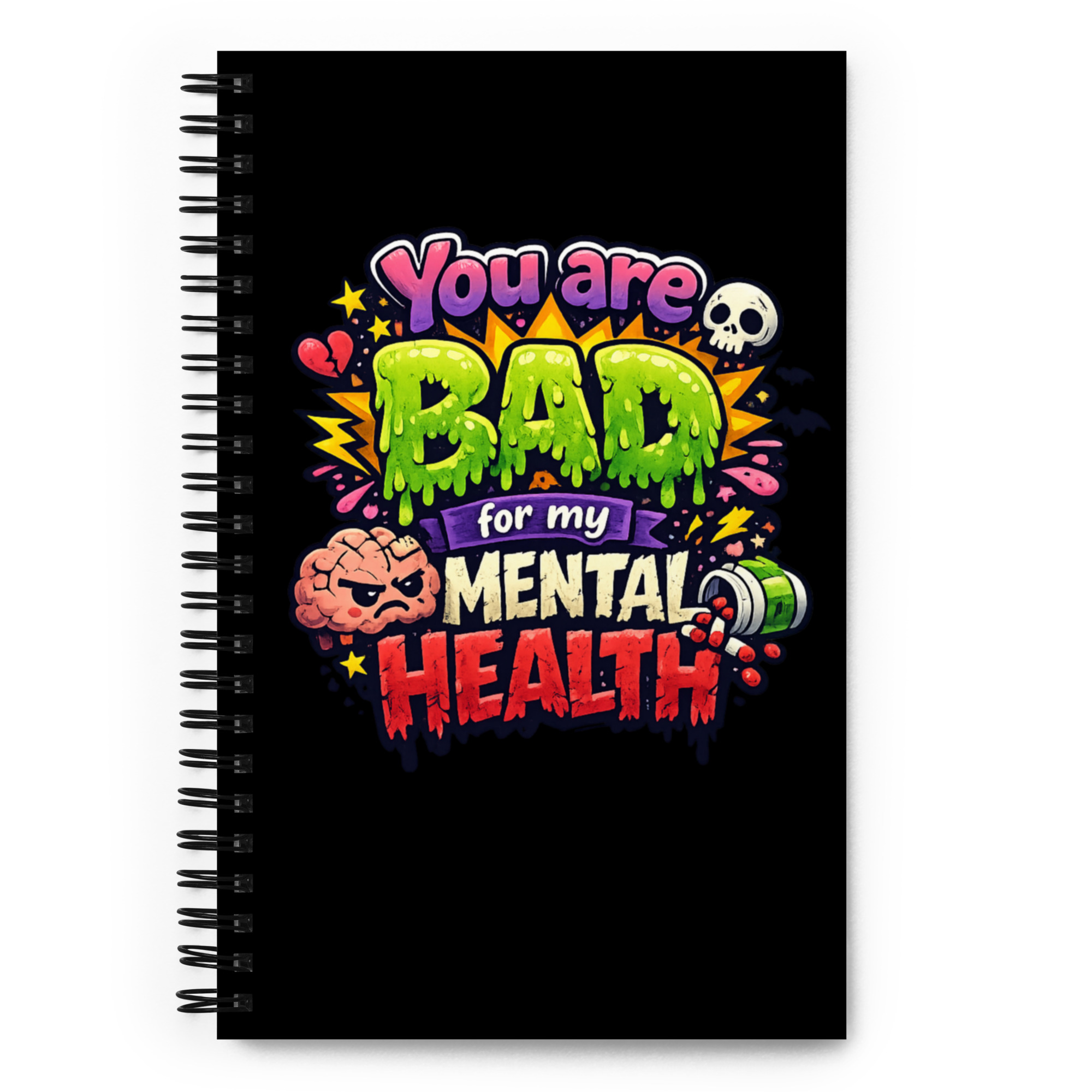 You are bad for my mental health Notizbuch – Accessoires – Klamottn™ You are bad for my mental health Notizbuch – Accessoires – Klamottn™