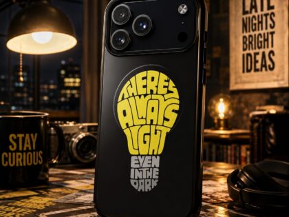There's Always Light Even In The Dark Hardcase iPhone®-Hülle mit MagSafe® – Accessoires – Klamottn™ There's Always Light Even In The Dark Hardcase iPhone®-Hülle mit MagSafe® – Accessoires – Klamottn™