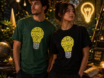 There’s Always Light Even In The Dark Unisex-T-Shirt – T-Shirts – Klamottn™ There’s Always Light Even In The Dark Unisex-T-Shirt – T-Shirts – Klamottn™