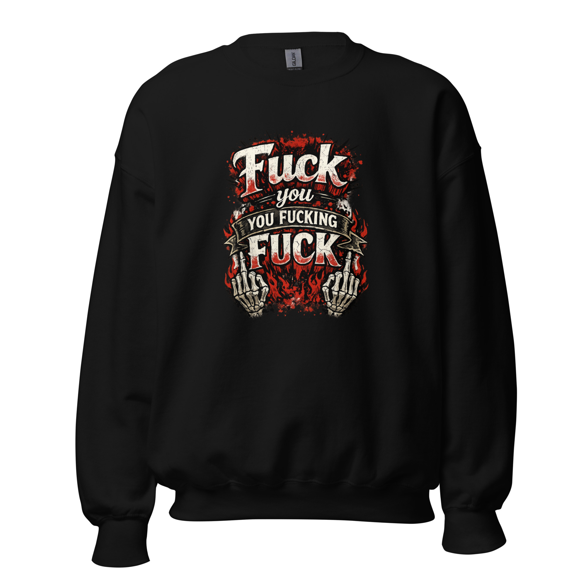 Fuck you you fucking fuck Unisex-Pullover – Sweatshirts – Klamottn™ Fuck you you fucking fuck Unisex-Pullover – Sweatshirts – Klamottn™