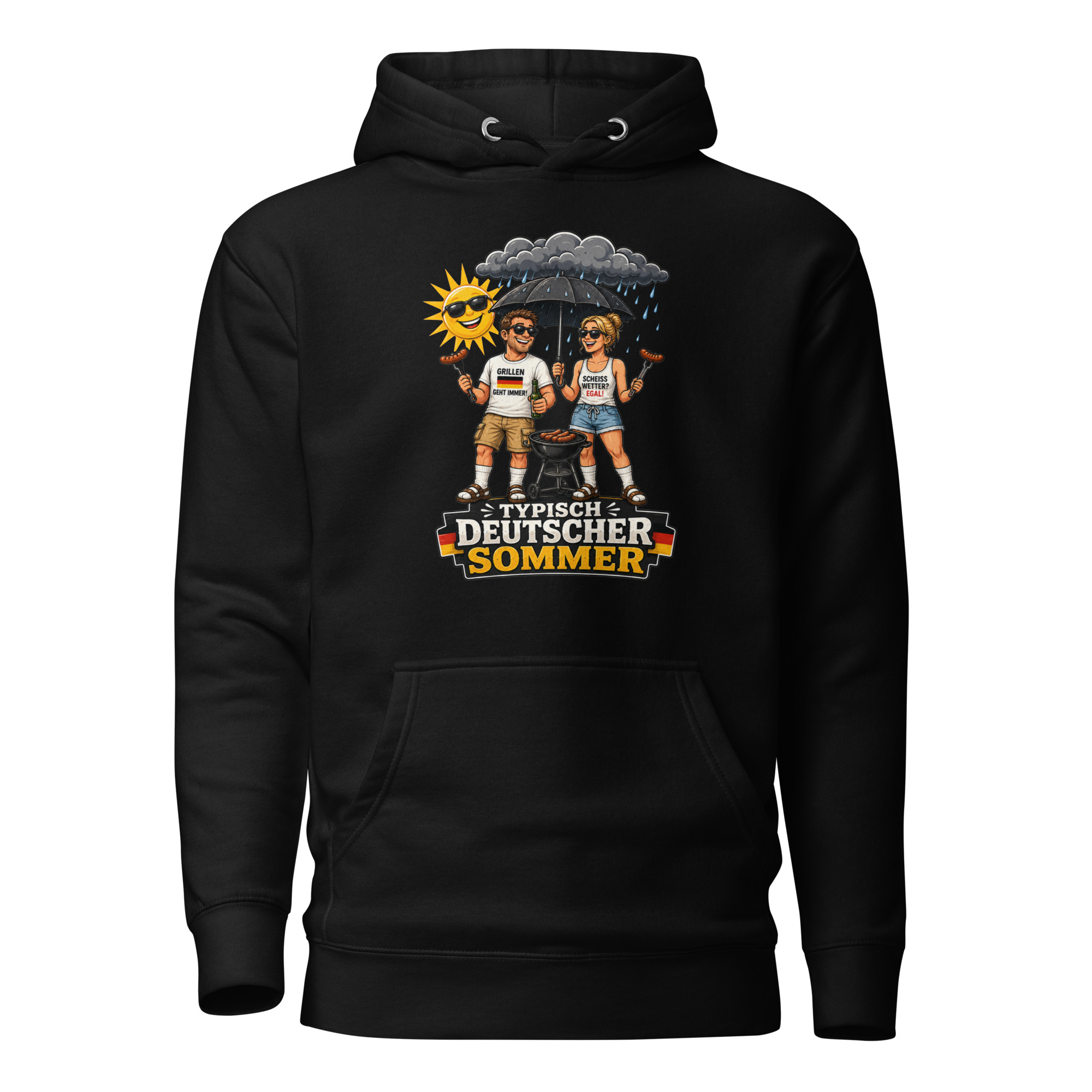 Typisch Deutscher Sommer Unisex-Kapuzenpullover – Hoodies – Klamottn™ Typisch Deutscher Sommer Unisex-Kapuzenpullover – Hoodies – Klamottn™