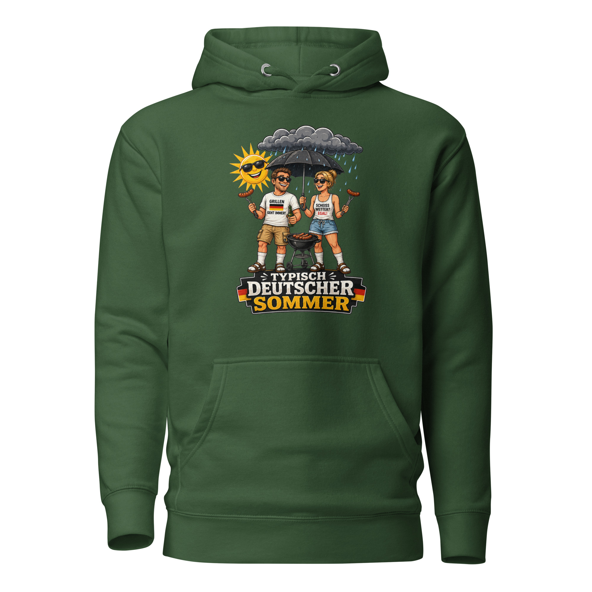 Typisch Deutscher Sommer Unisex-Kapuzenpullover – Hoodies – Klamottn™ Typisch Deutscher Sommer Unisex-Kapuzenpullover – Hoodies – Klamottn™