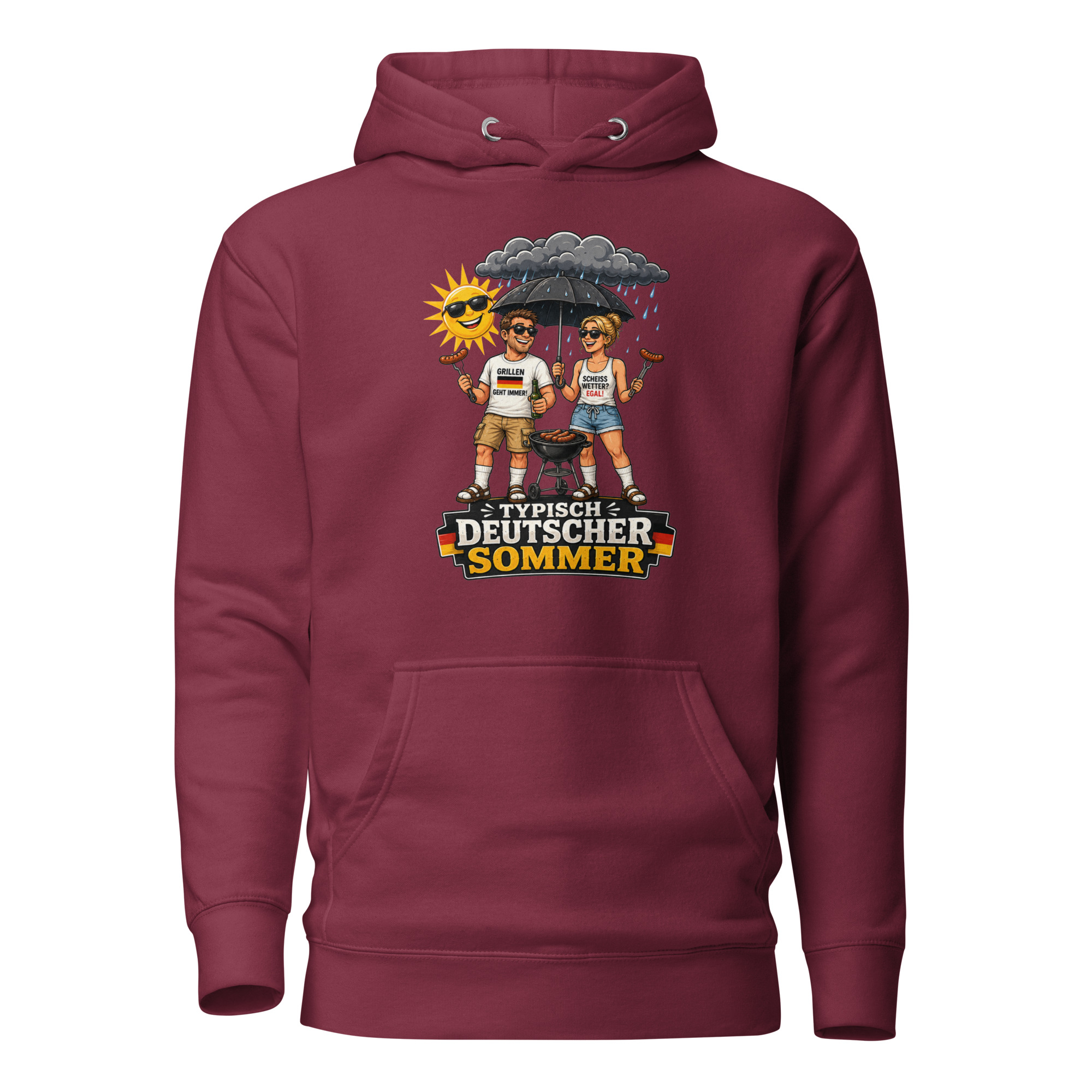 Typisch Deutscher Sommer Unisex-Kapuzenpullover – Hoodies – Klamottn™ Typisch Deutscher Sommer Unisex-Kapuzenpullover – Hoodies – Klamottn™