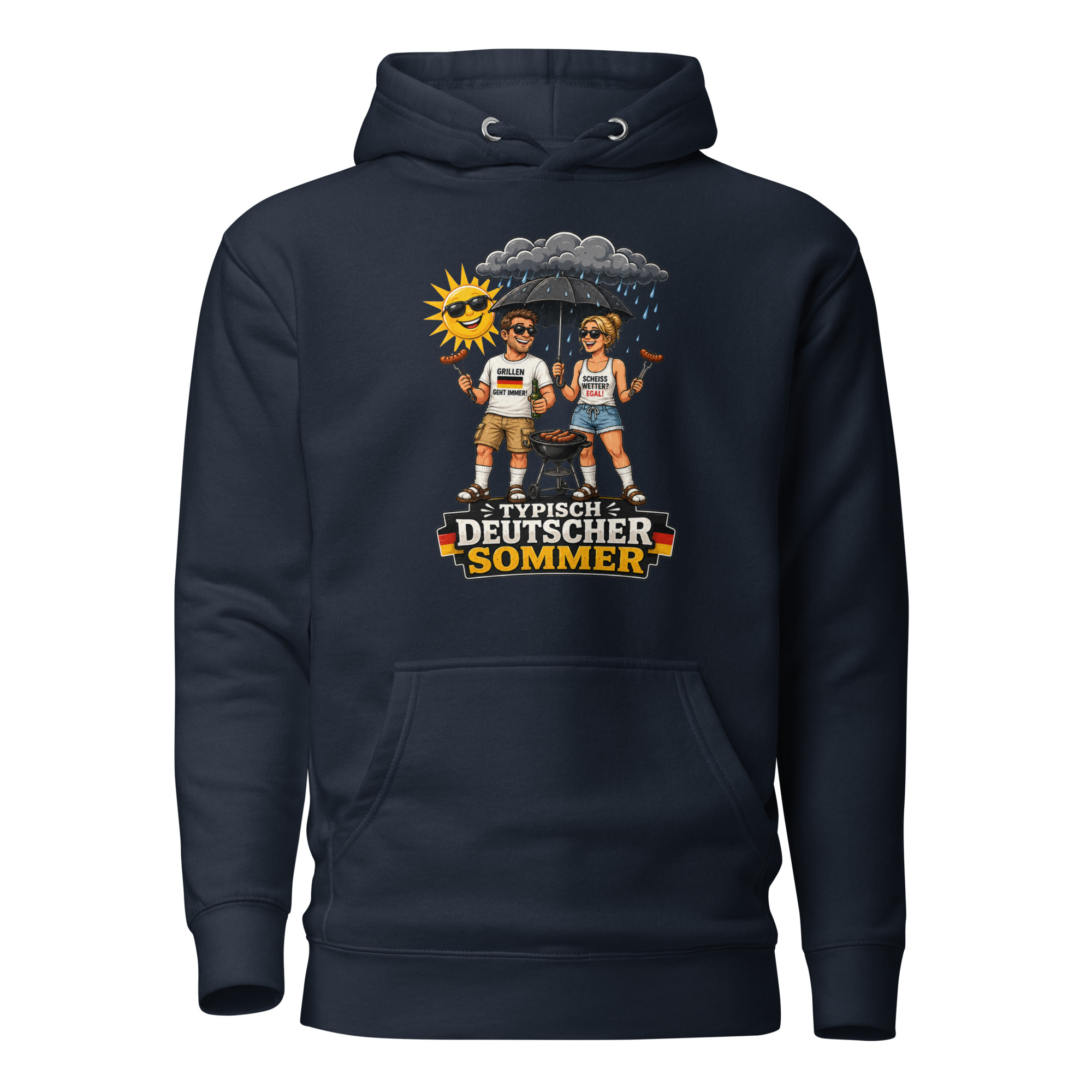 Typisch Deutscher Sommer Unisex-Kapuzenpullover – Hoodies – Klamottn™ Typisch Deutscher Sommer Unisex-Kapuzenpullover – Hoodies – Klamottn™