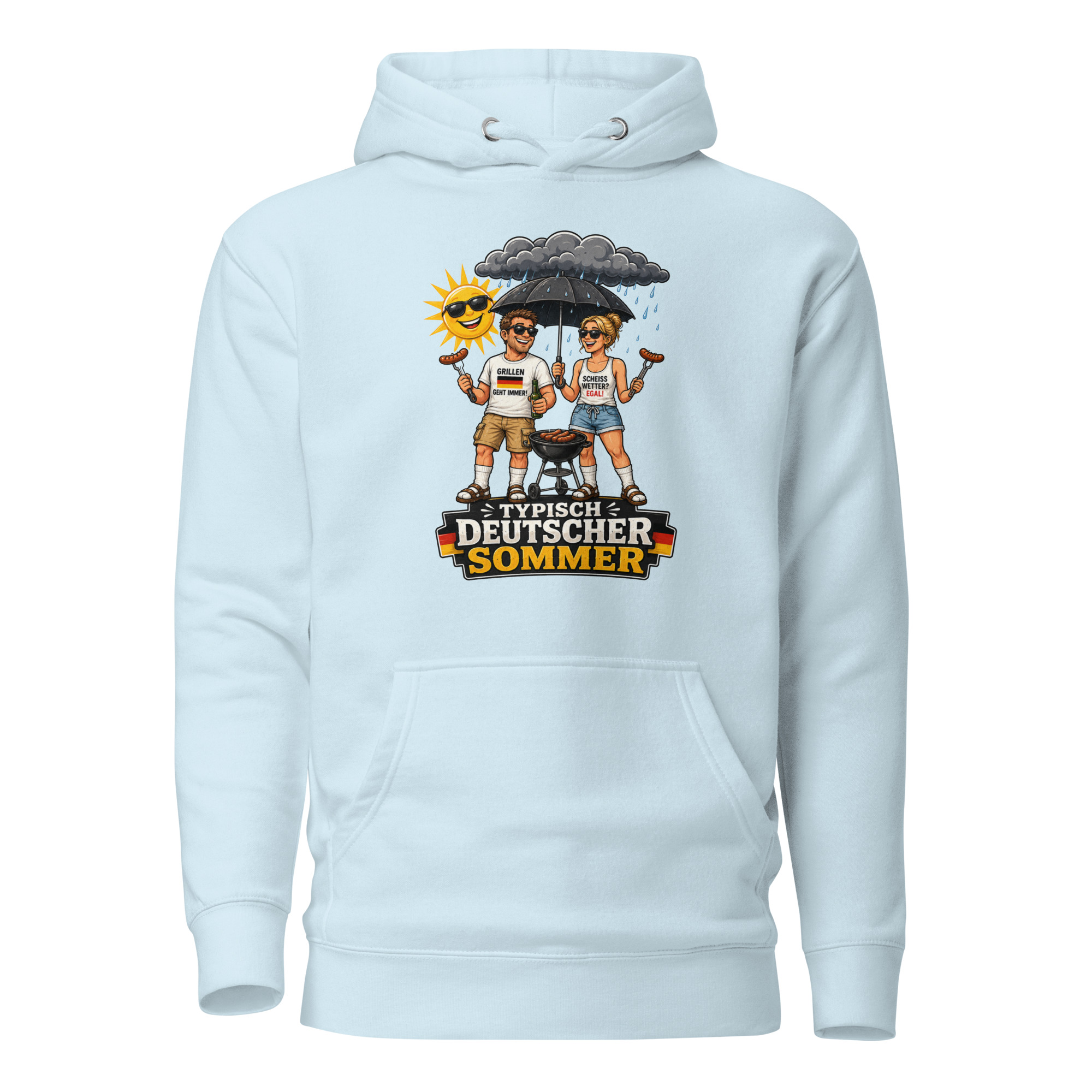 Typisch Deutscher Sommer Unisex-Kapuzenpullover – Hoodies – Klamottn™ Typisch Deutscher Sommer Unisex-Kapuzenpullover – Hoodies – Klamottn™