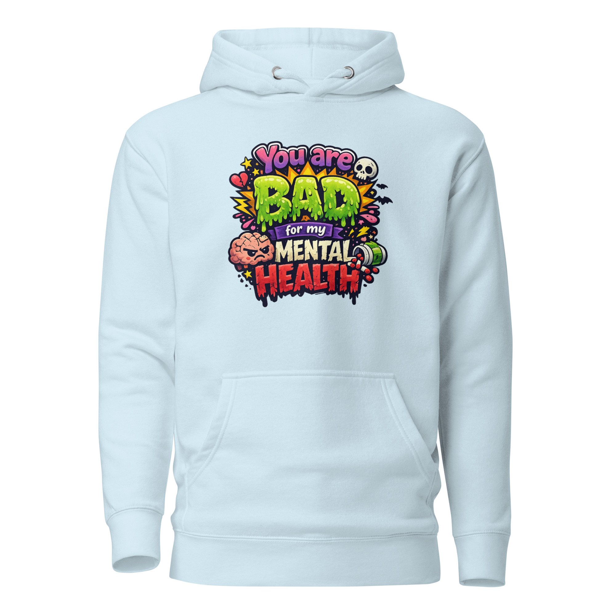 You are bad for my mental health Unisex-Kapuzenpullover – Hoodies – Klamottn™ You are bad for my mental health Unisex-Kapuzenpullover – Hoodies – Klamottn™