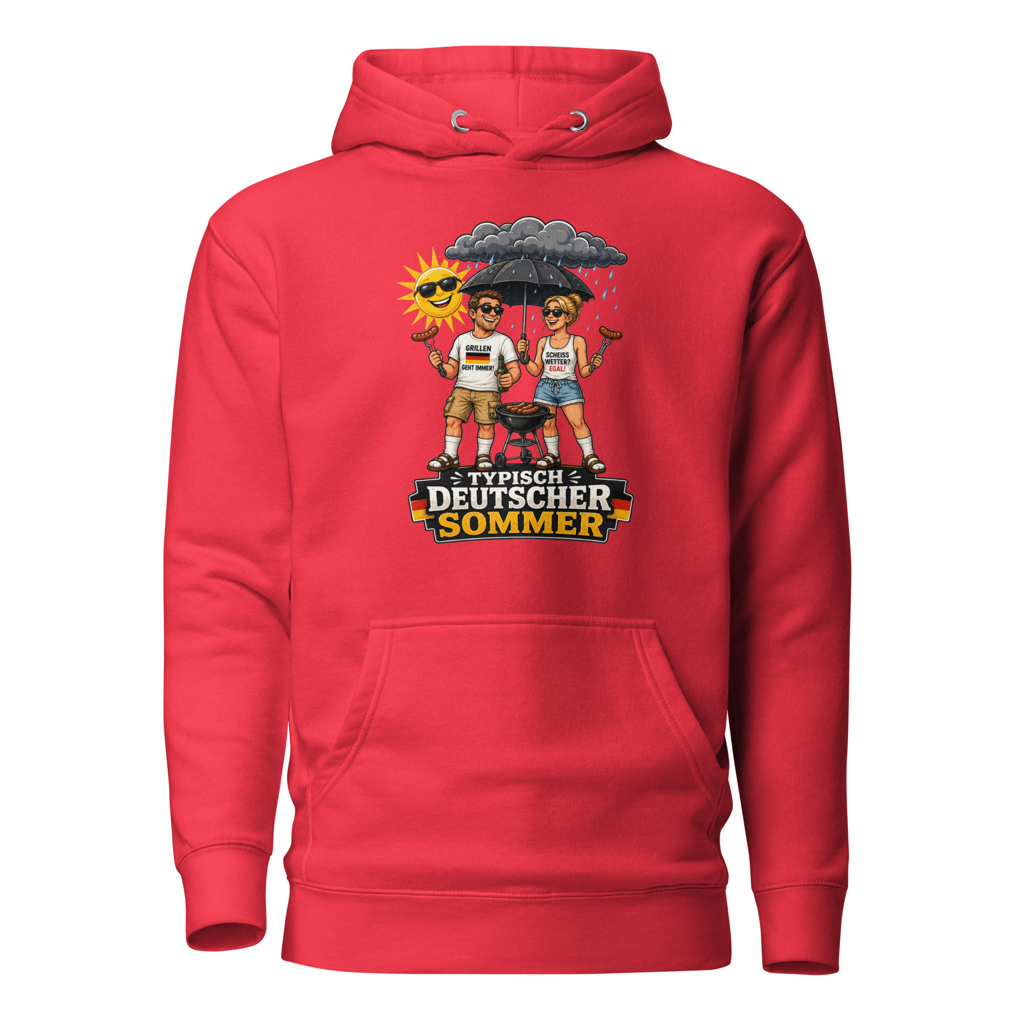 Typisch Deutscher Sommer Unisex-Kapuzenpullover – Hoodies – Klamottn™ Typisch Deutscher Sommer Unisex-Kapuzenpullover – Hoodies – Klamottn™