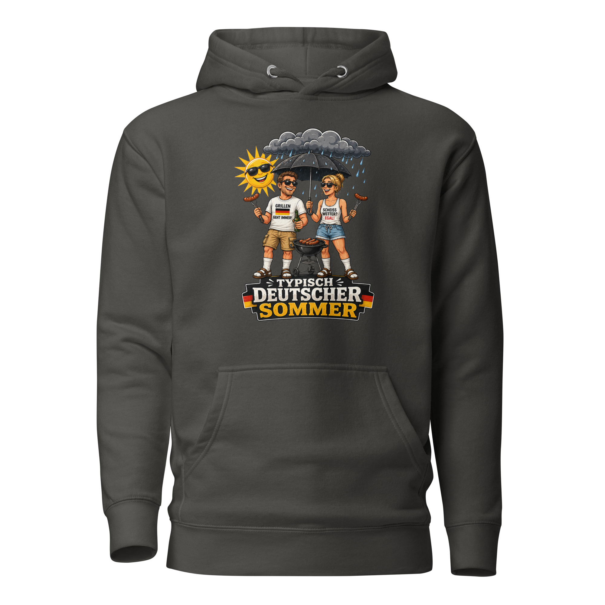 Typisch Deutscher Sommer Unisex-Kapuzenpullover – Hoodies – Klamottn™ Typisch Deutscher Sommer Unisex-Kapuzenpullover – Hoodies – Klamottn™