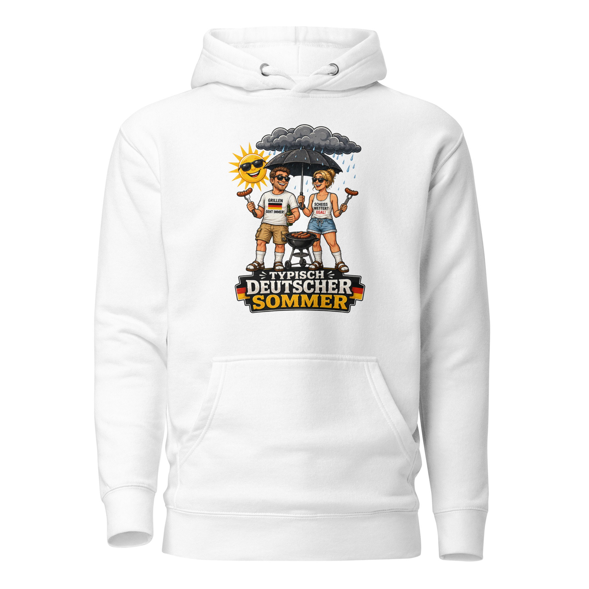 Typisch Deutscher Sommer Unisex-Kapuzenpullover – Hoodies – Klamottn™ Typisch Deutscher Sommer Unisex-Kapuzenpullover – Hoodies – Klamottn™