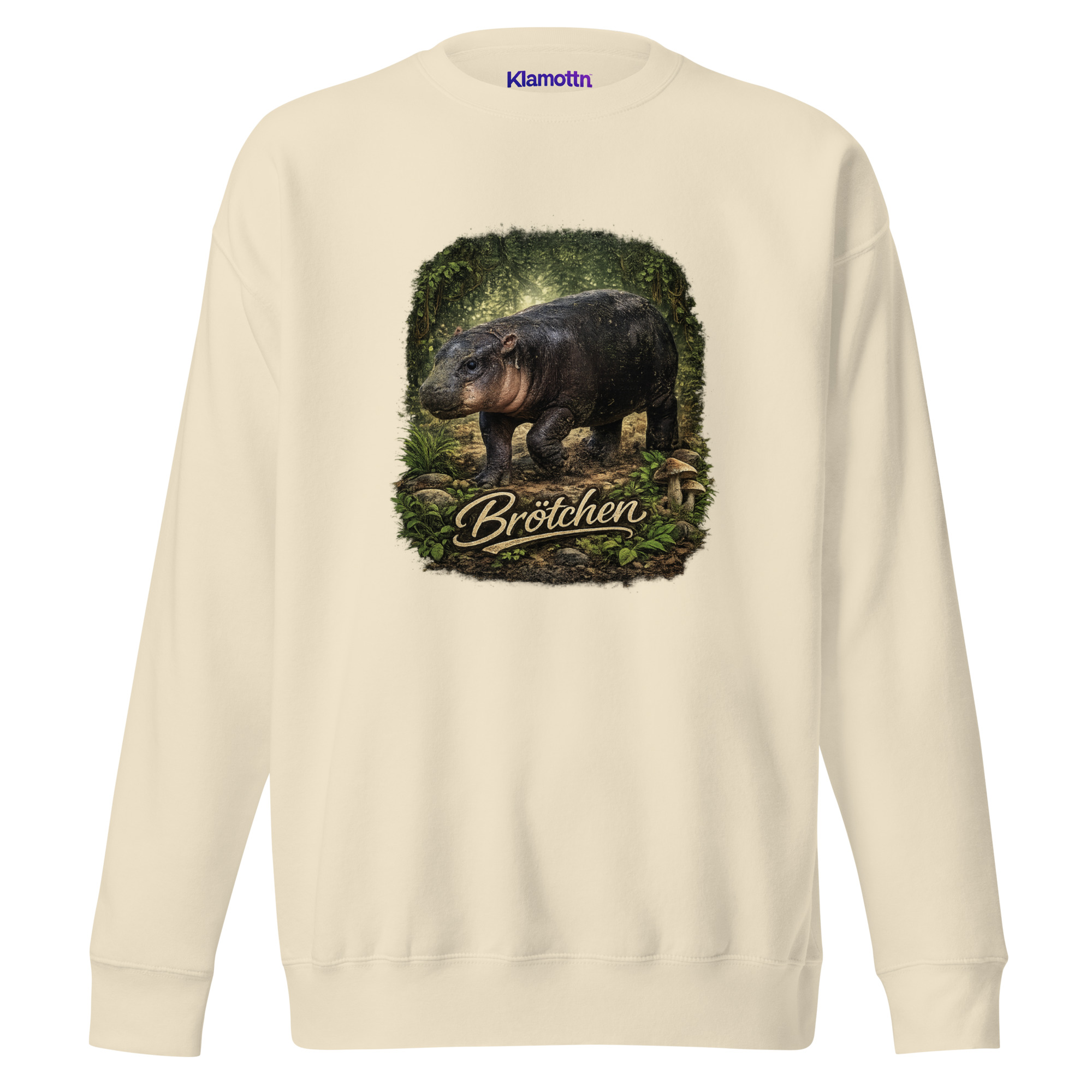 Brötchen Zwergflusspferd Unisex-Premium-Pullover – Sweatshirts – Klamottn™ Brötchen Zwergflusspferd Unisex-Premium-Pullover – Sweatshirts – Klamottn™