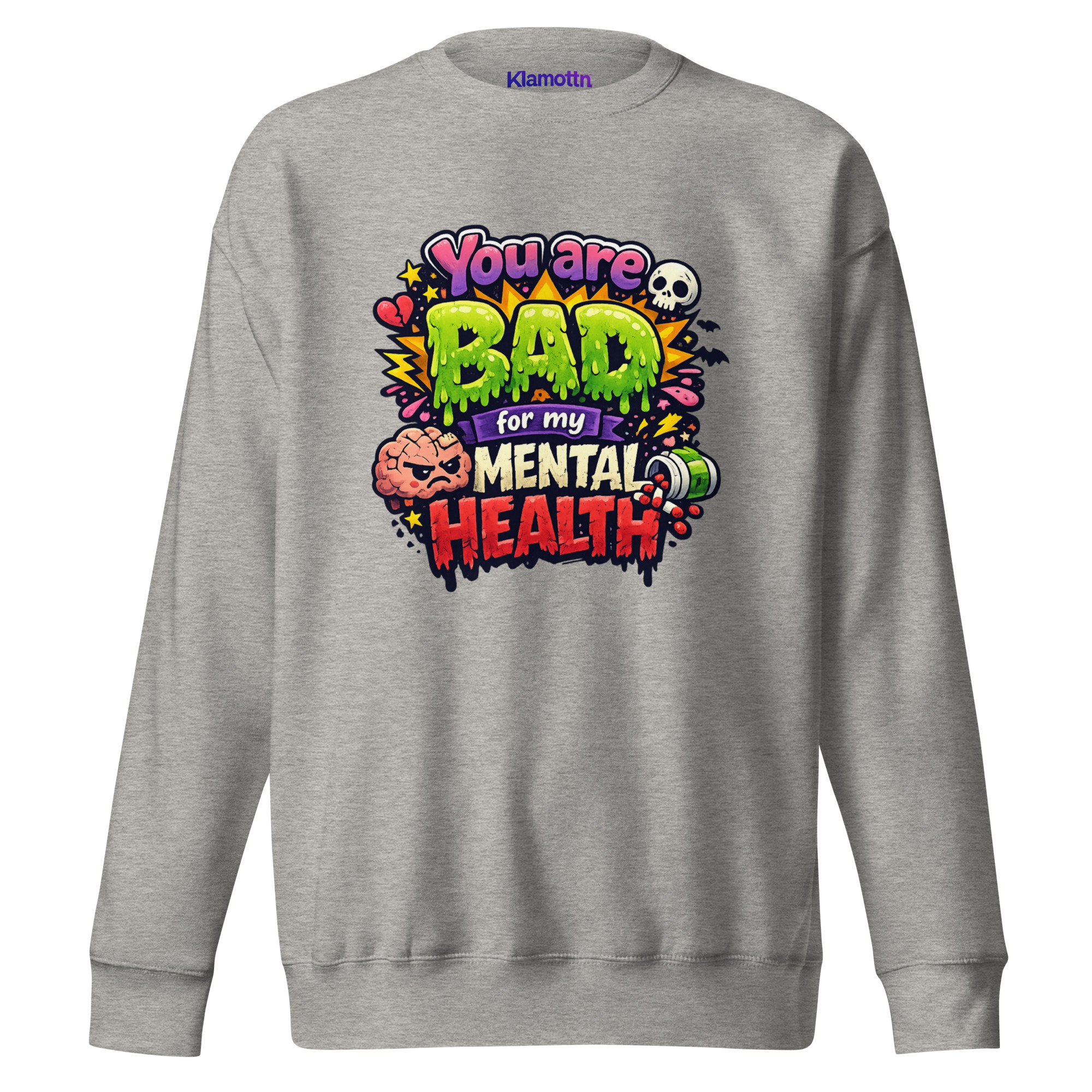 You are bad for my mental health Unisex-Premium-Pullover – Sweatshirts – Klamottn™ You are bad for my mental health Unisex-Premium-Pullover – Sweatshirts – Klamottn™