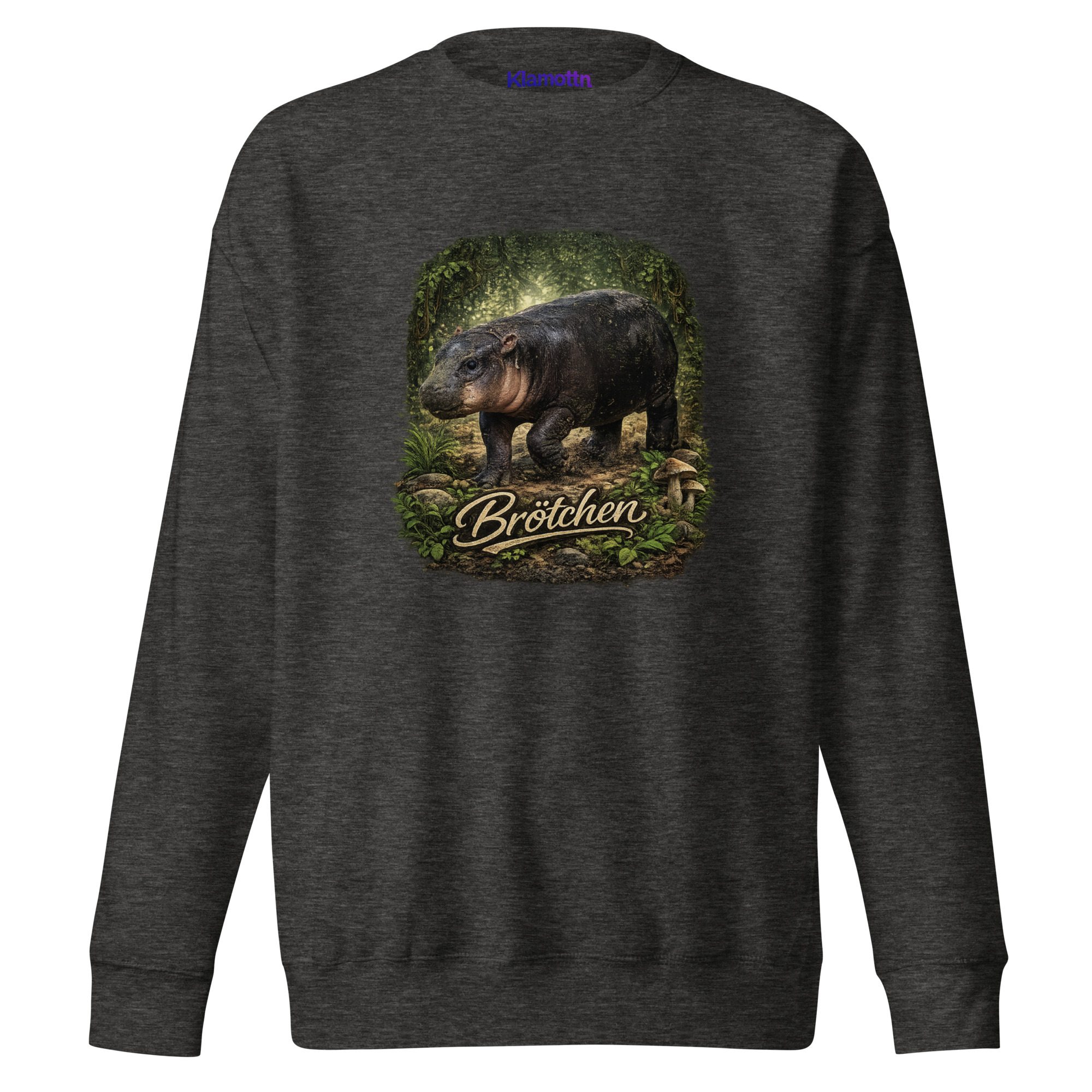 Brötchen Zwergflusspferd Unisex-Premium-Pullover – Sweatshirts – Klamottn™ Brötchen Zwergflusspferd Unisex-Premium-Pullover – Sweatshirts – Klamottn™