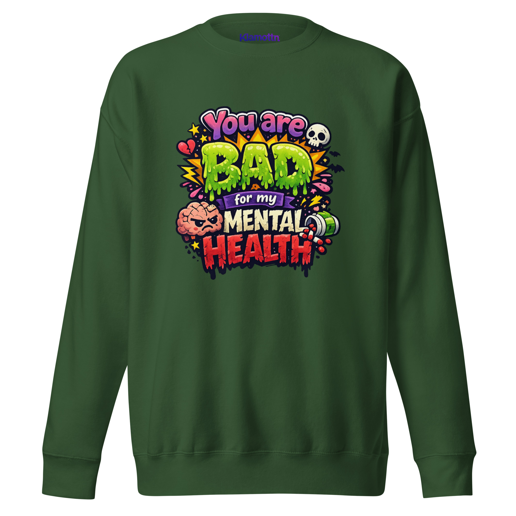 You are bad for my mental health Unisex-Premium-Pullover – Sweatshirts – Klamottn™ You are bad for my mental health Unisex-Premium-Pullover – Sweatshirts – Klamottn™