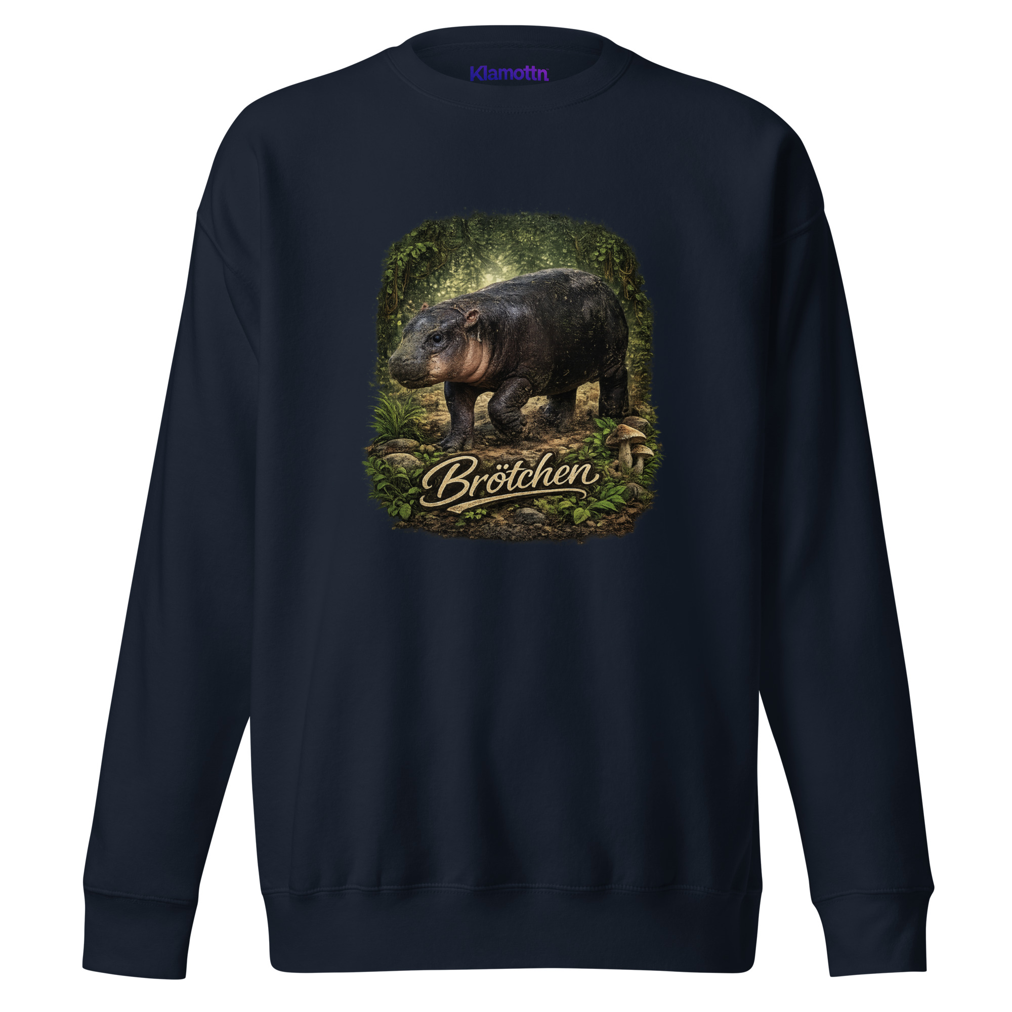 Brötchen Zwergflusspferd Unisex-Premium-Pullover – Sweatshirts – Klamottn™ Brötchen Zwergflusspferd Unisex-Premium-Pullover – Sweatshirts – Klamottn™