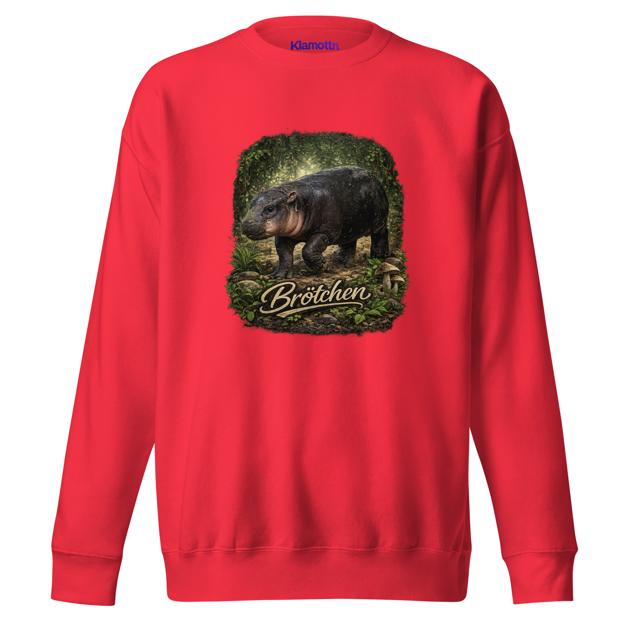 Brötchen Zwergflusspferd Unisex-Premium-Pullover – Sweatshirts – Klamottn™ Brötchen Zwergflusspferd Unisex-Premium-Pullover – Sweatshirts – Klamottn™