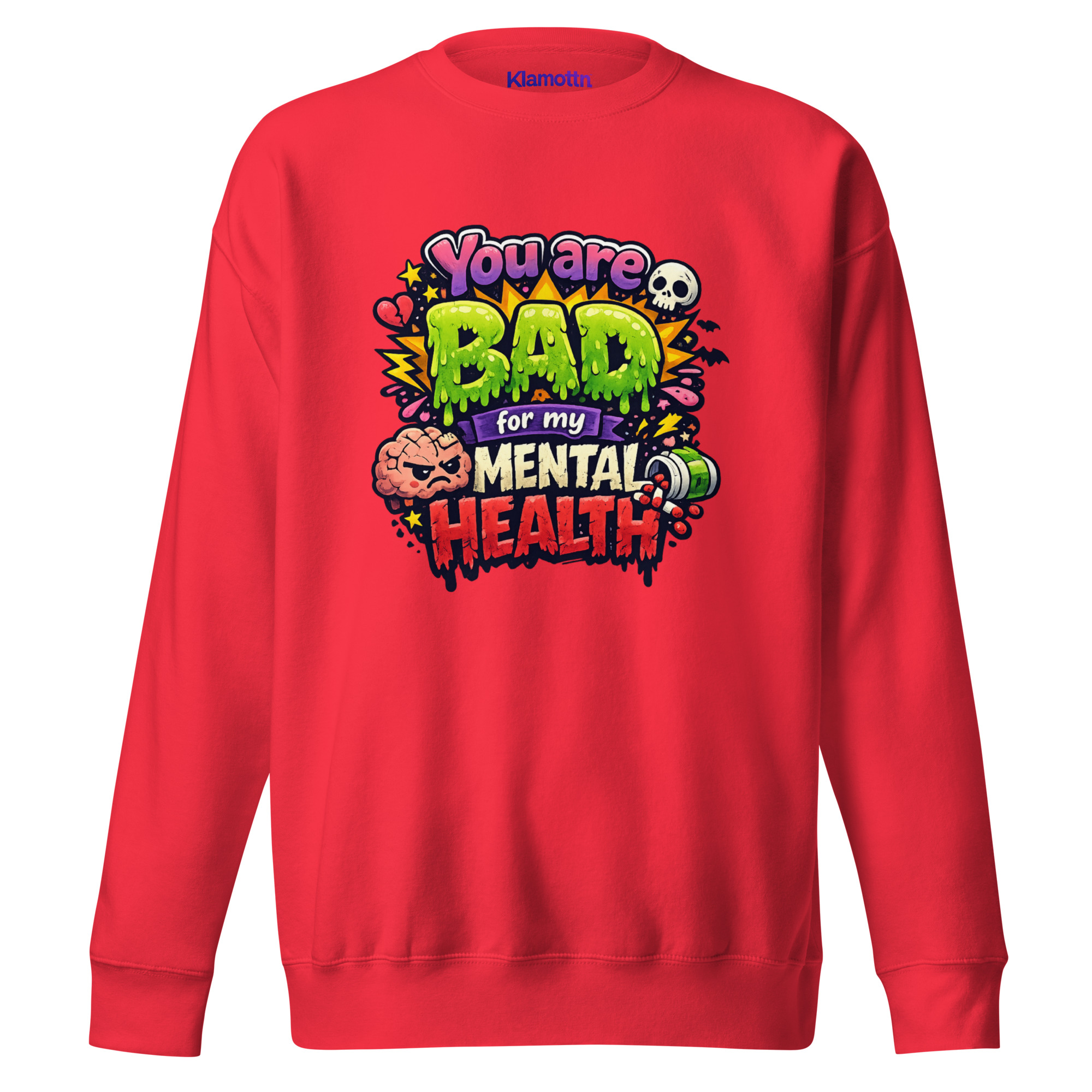 You are bad for my mental health Unisex-Premium-Pullover – Sweatshirts – Klamottn™ You are bad for my mental health Unisex-Premium-Pullover – Sweatshirts – Klamottn™