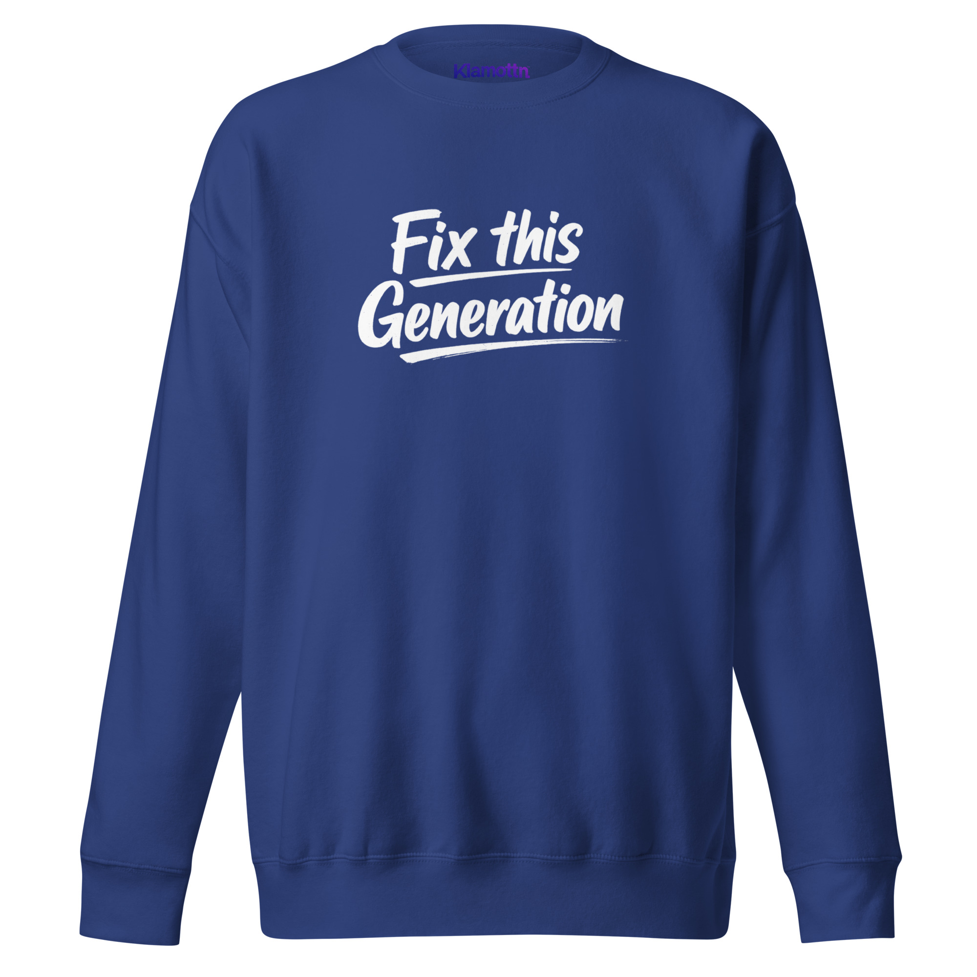 Fix This Generation Unisex-Premium-Pullover – Sweatshirts – Klamottn™ Fix This Generation Unisex-Premium-Pullover – Sweatshirts – Klamottn™