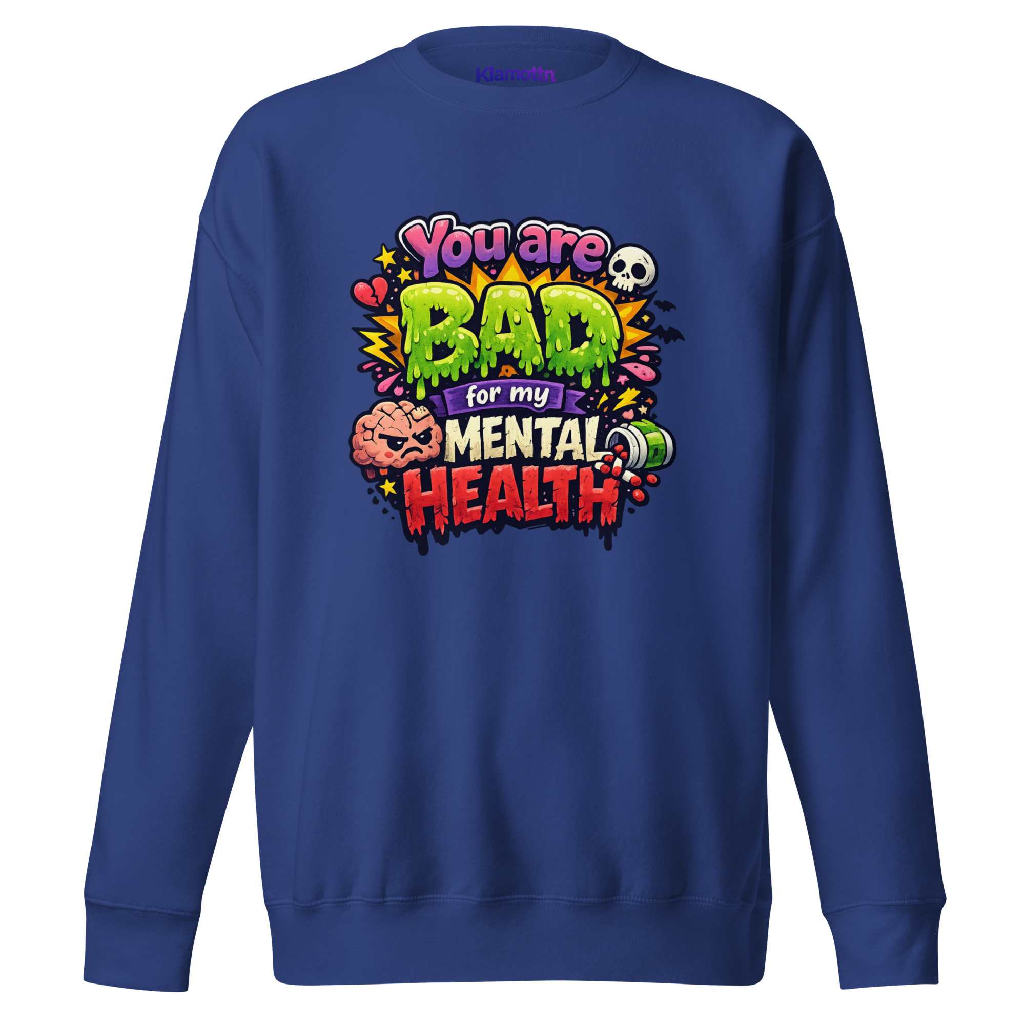 You are bad for my mental health Unisex-Premium-Pullover – Sweatshirts – Klamottn™ You are bad for my mental health Unisex-Premium-Pullover – Sweatshirts – Klamottn™