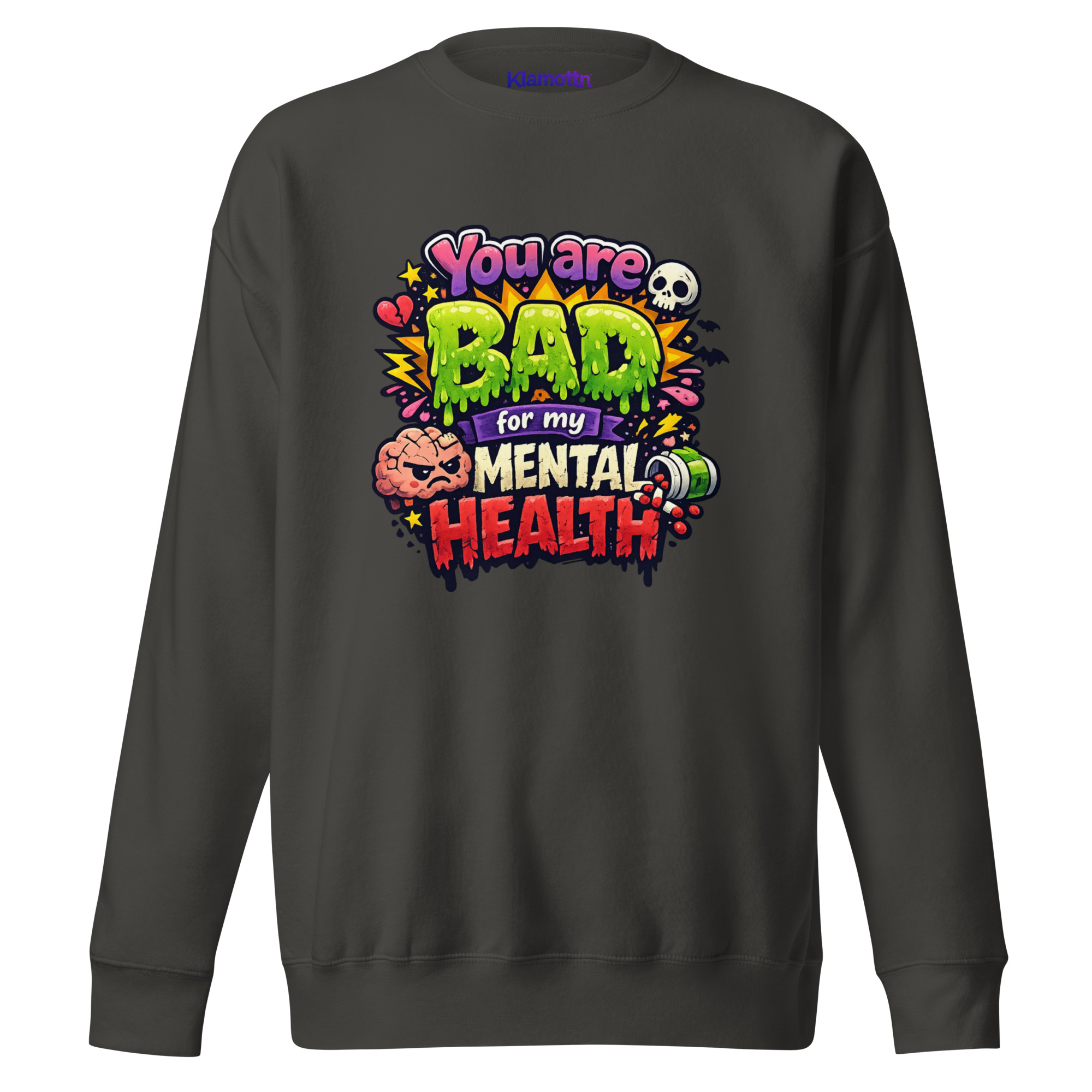 You are bad for my mental health Unisex-Premium-Pullover – Sweatshirts – Klamottn™ You are bad for my mental health Unisex-Premium-Pullover – Sweatshirts – Klamottn™