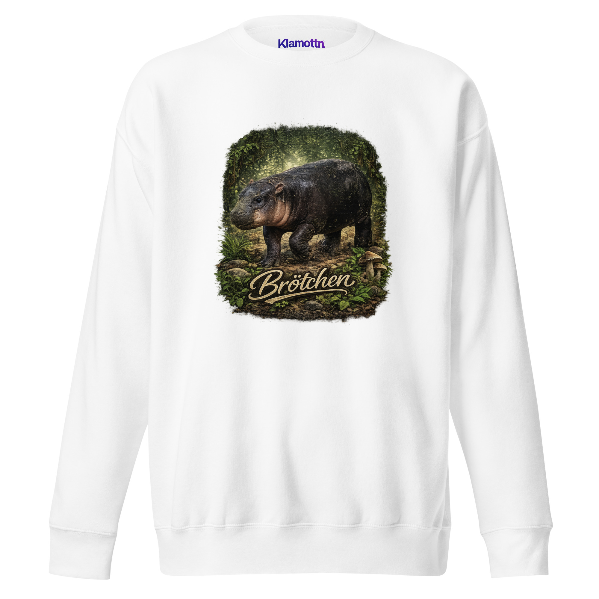 Brötchen Zwergflusspferd Unisex-Premium-Pullover – Sweatshirts – Klamottn™ Brötchen Zwergflusspferd Unisex-Premium-Pullover – Sweatshirts – Klamottn™