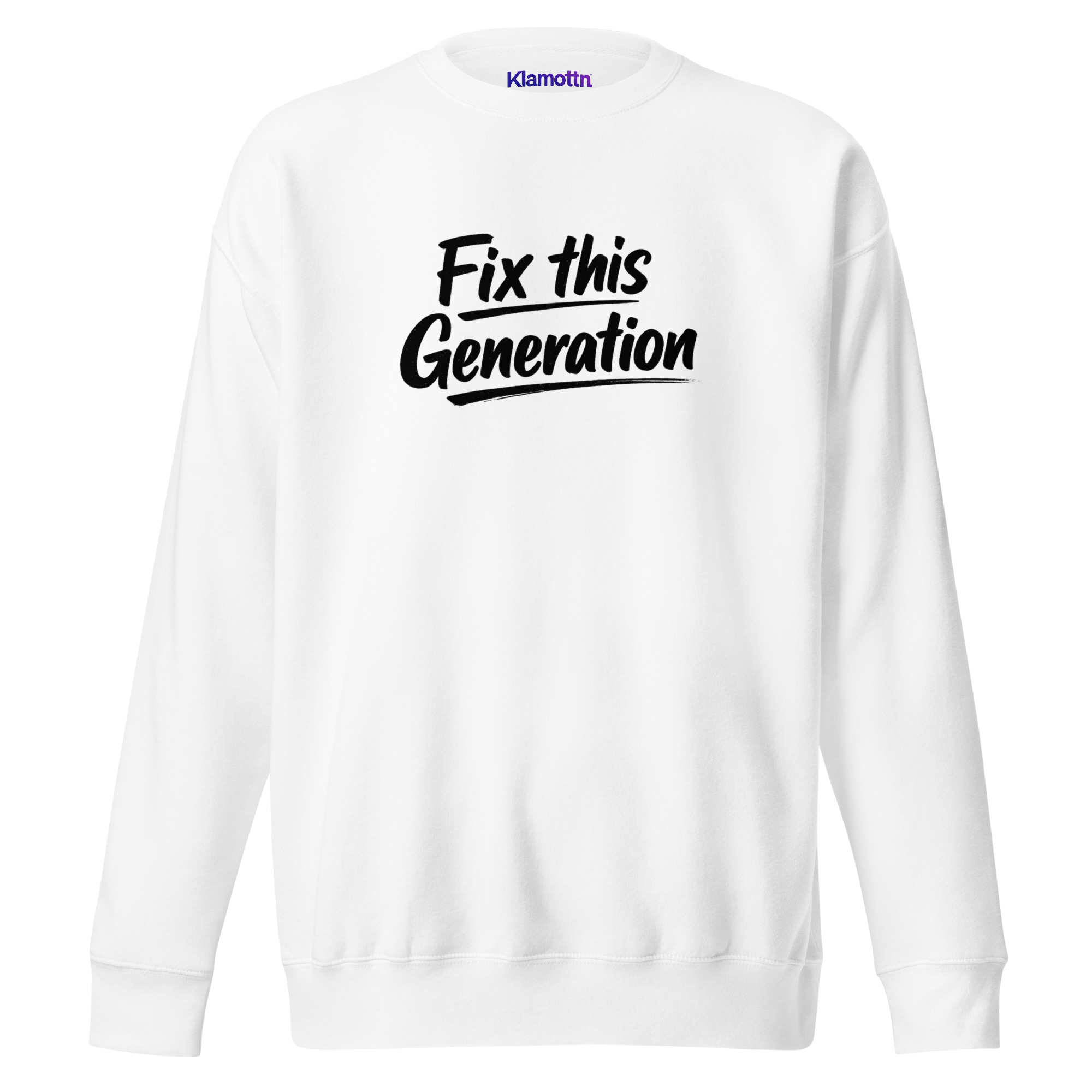 Fix This Generation Unisex-Premium-Pullover – Sweatshirts – Klamottn™ Fix This Generation Unisex-Premium-Pullover – Sweatshirts – Klamottn™