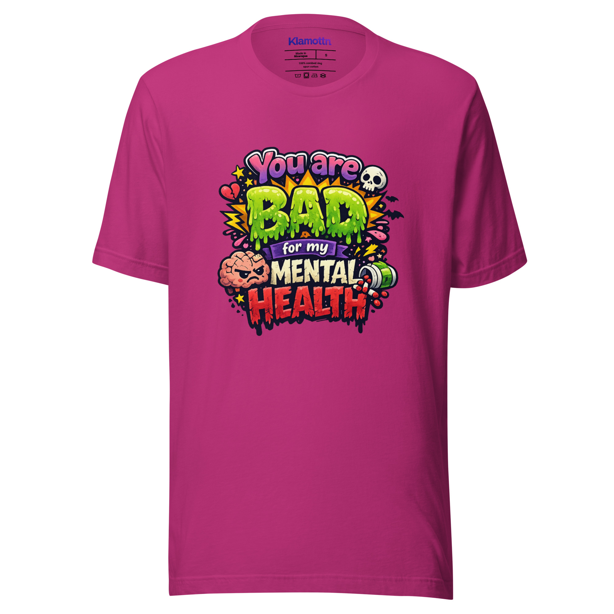 You are bad for my mental health Unisex-T-Shirt – T-Shirts – Klamottn™ You are bad for my mental health Unisex-T-Shirt – T-Shirts – Klamottn™
