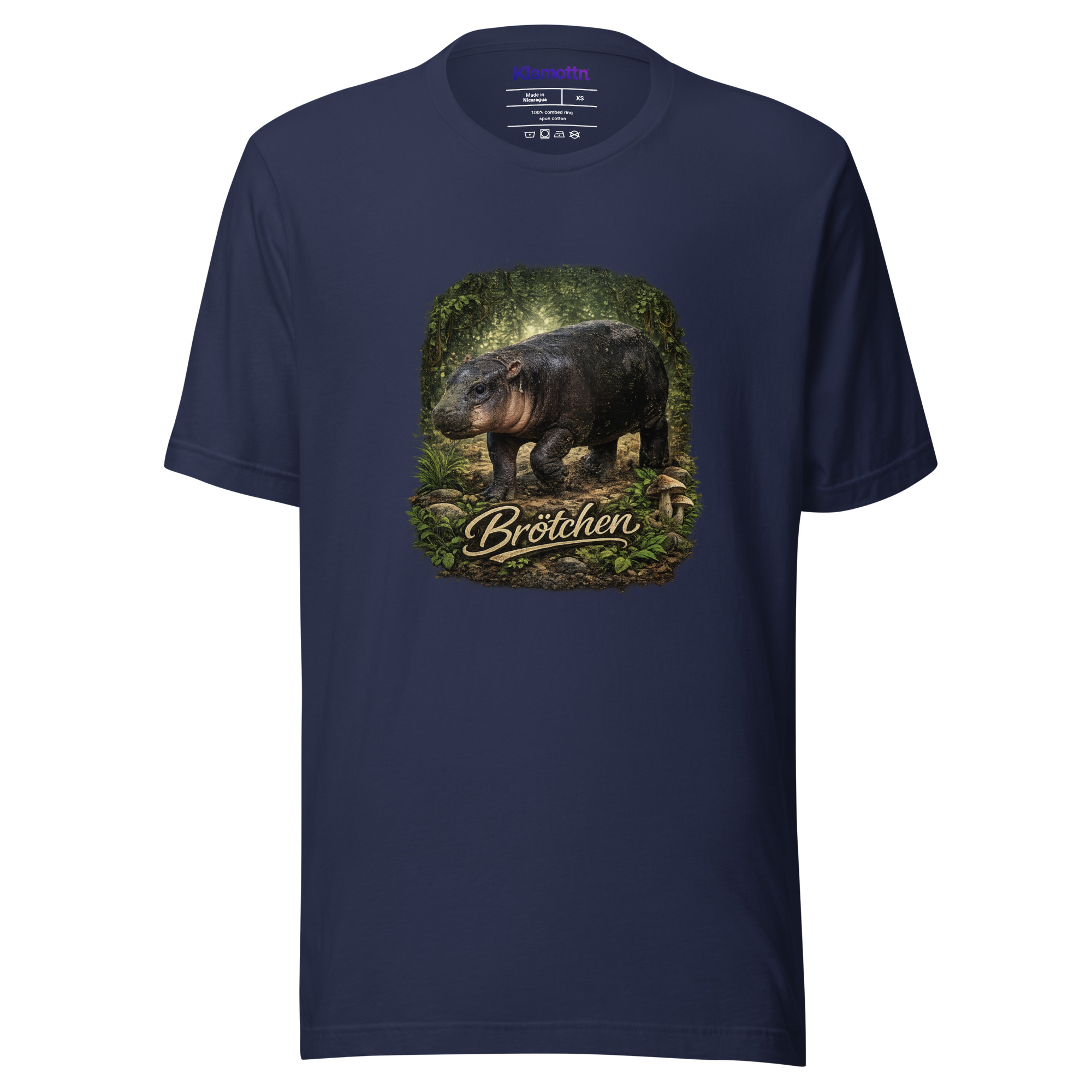 Brötchen Zwergflusspferd Unisex-T-Shirt – T-Shirts – Klamottn™ Brötchen Zwergflusspferd Unisex-T-Shirt – T-Shirts – Klamottn™