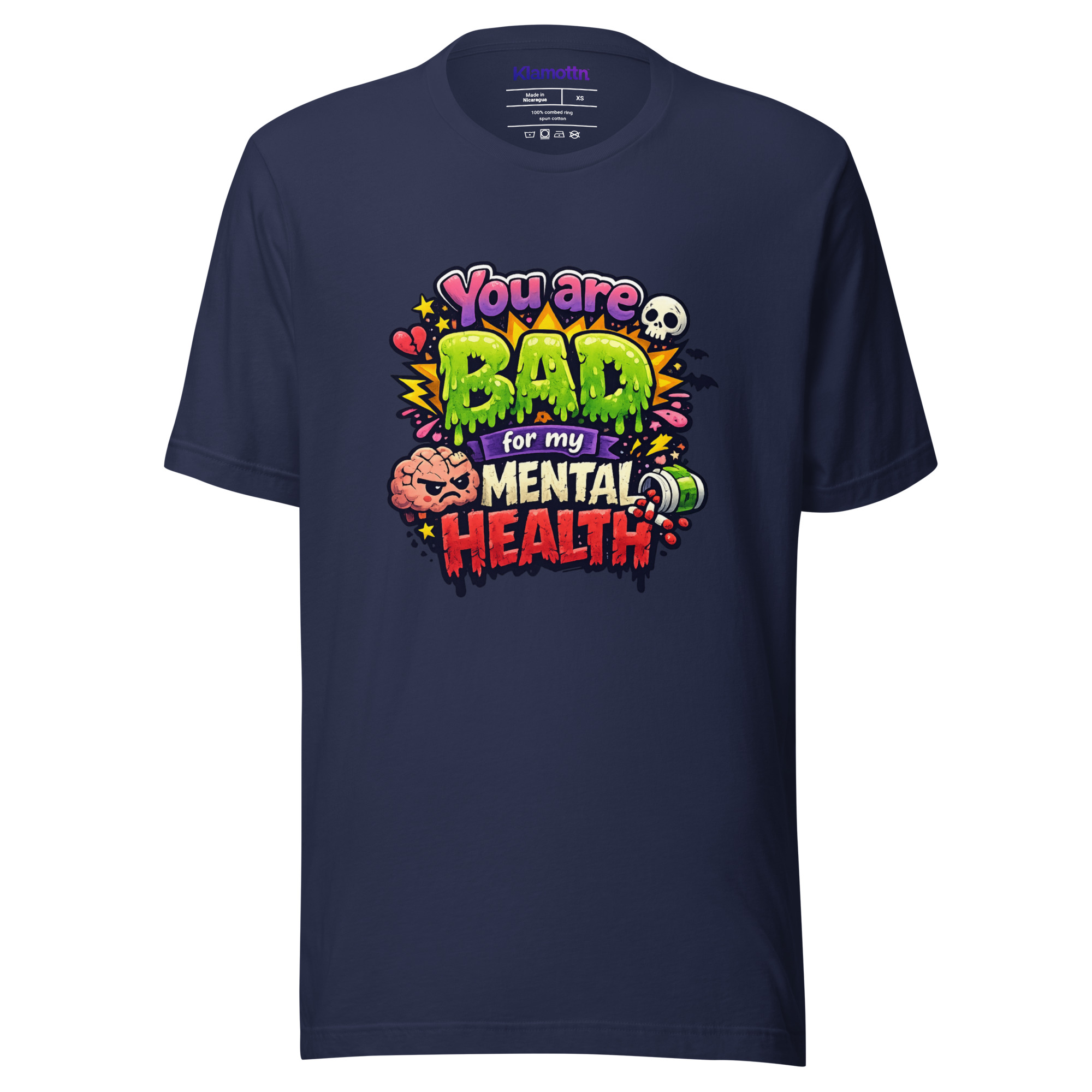 You are bad for my mental health Unisex-T-Shirt – T-Shirts – Klamottn™ You are bad for my mental health Unisex-T-Shirt – T-Shirts – Klamottn™