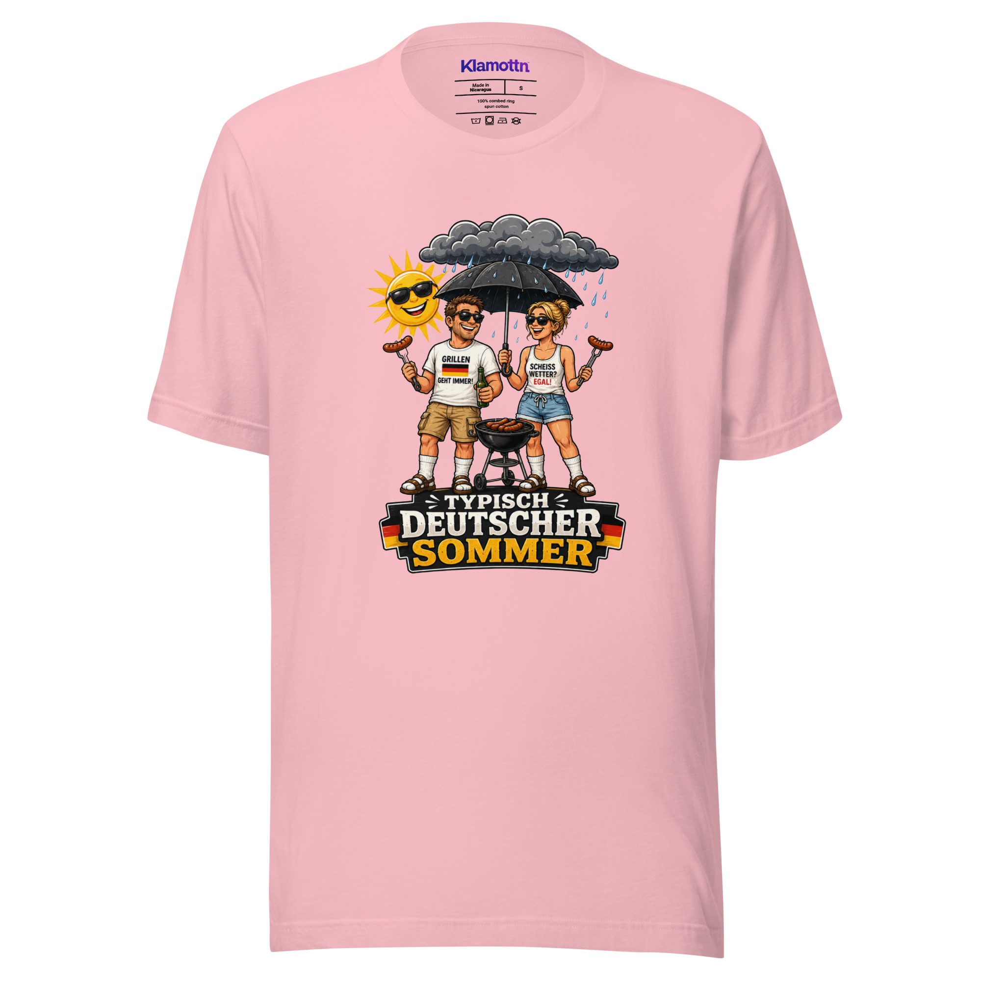 Typisch Deutscher Sommer Unisex-T-Shirt – T-Shirts – Klamottn™ Typisch Deutscher Sommer Unisex-T-Shirt – T-Shirts – Klamottn™