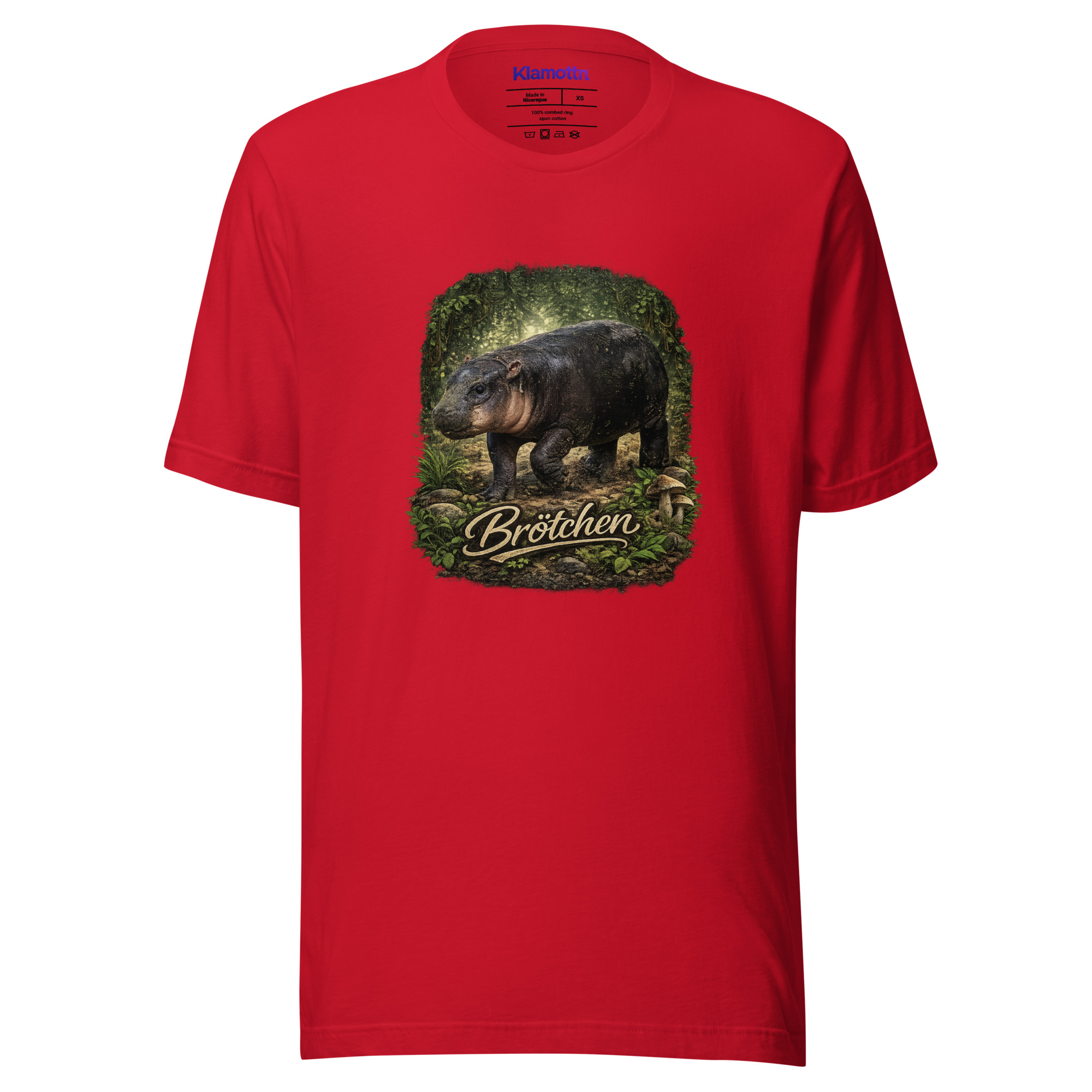 Brötchen Zwergflusspferd Unisex-T-Shirt – T-Shirts – Klamottn™ Brötchen Zwergflusspferd Unisex-T-Shirt – T-Shirts – Klamottn™