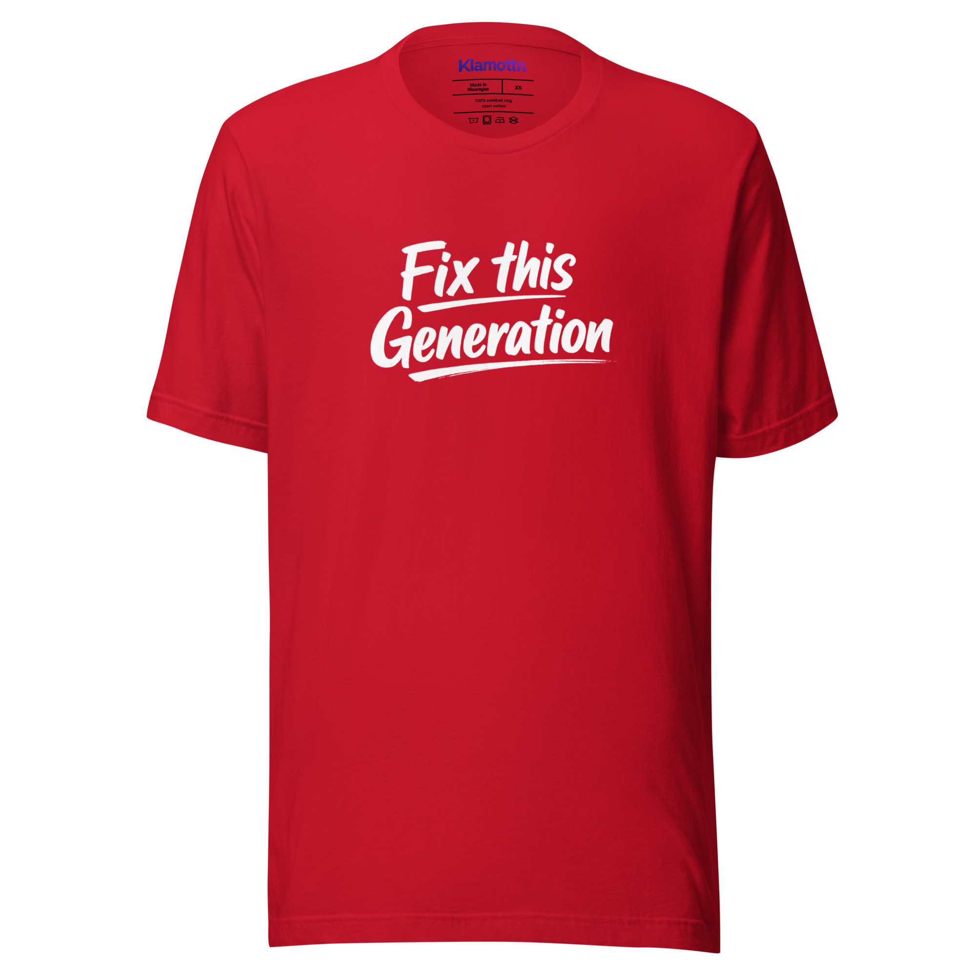 Fix This Generation Unisex-T-Shirt – T-Shirts – Klamottn™ Fix This Generation Unisex-T-Shirt – T-Shirts – Klamottn™