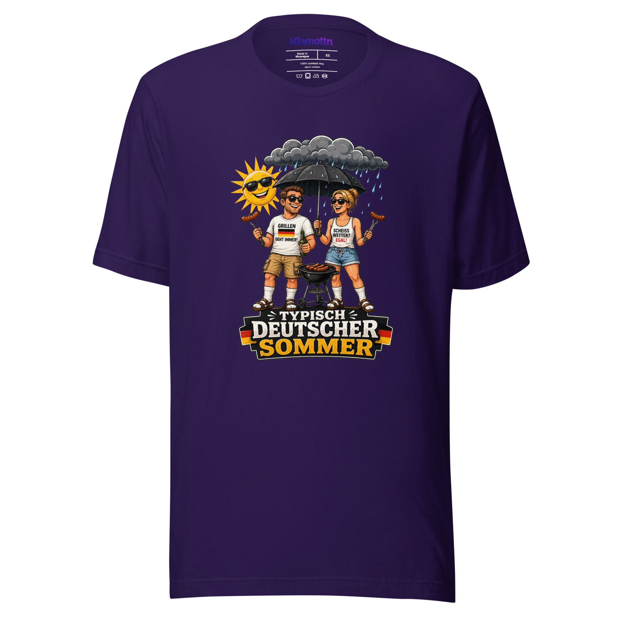 Typisch Deutscher Sommer Unisex-T-Shirt – T-Shirts – Klamottn™ Typisch Deutscher Sommer Unisex-T-Shirt – T-Shirts – Klamottn™