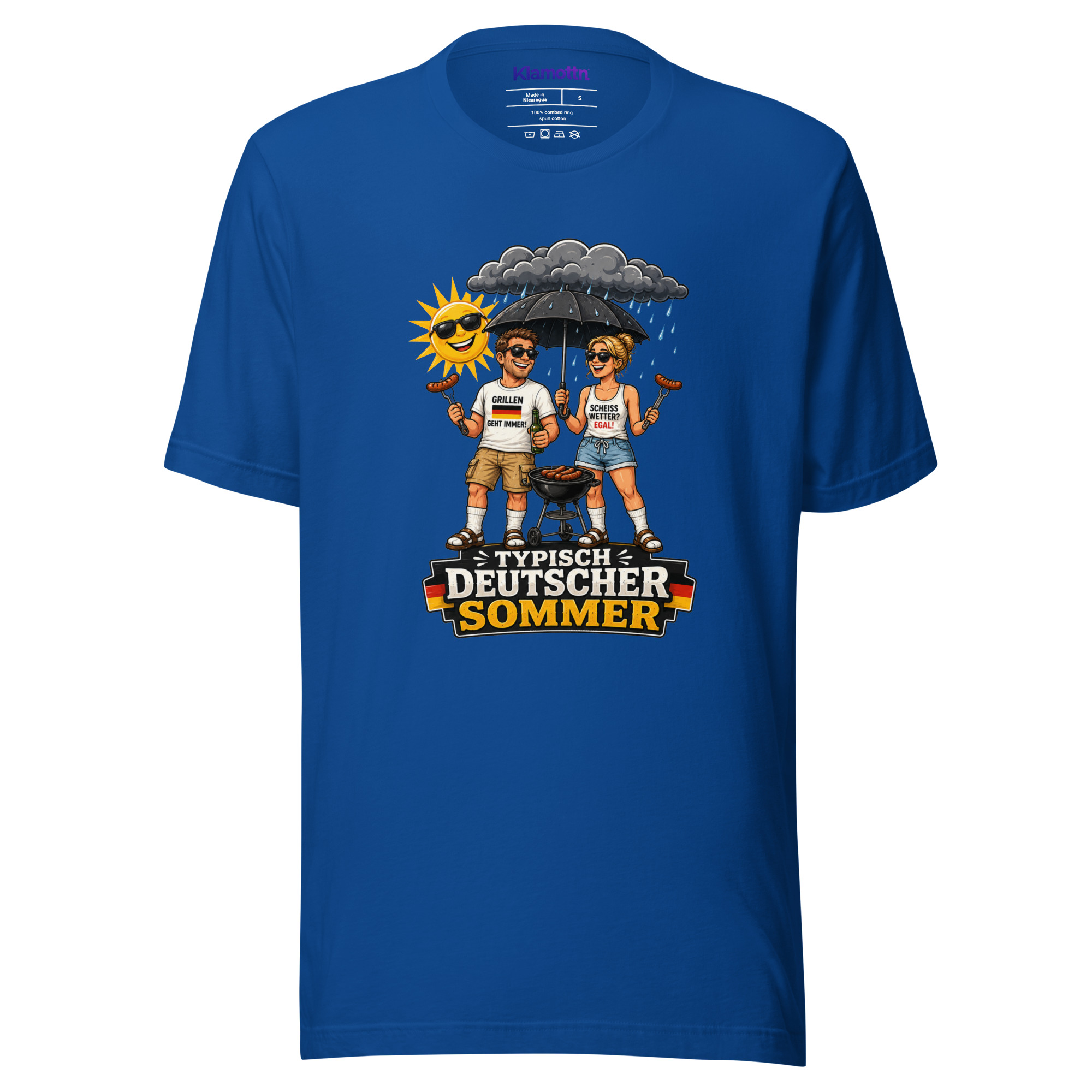Typisch Deutscher Sommer Unisex-T-Shirt – T-Shirts – Klamottn™ Typisch Deutscher Sommer Unisex-T-Shirt – T-Shirts – Klamottn™