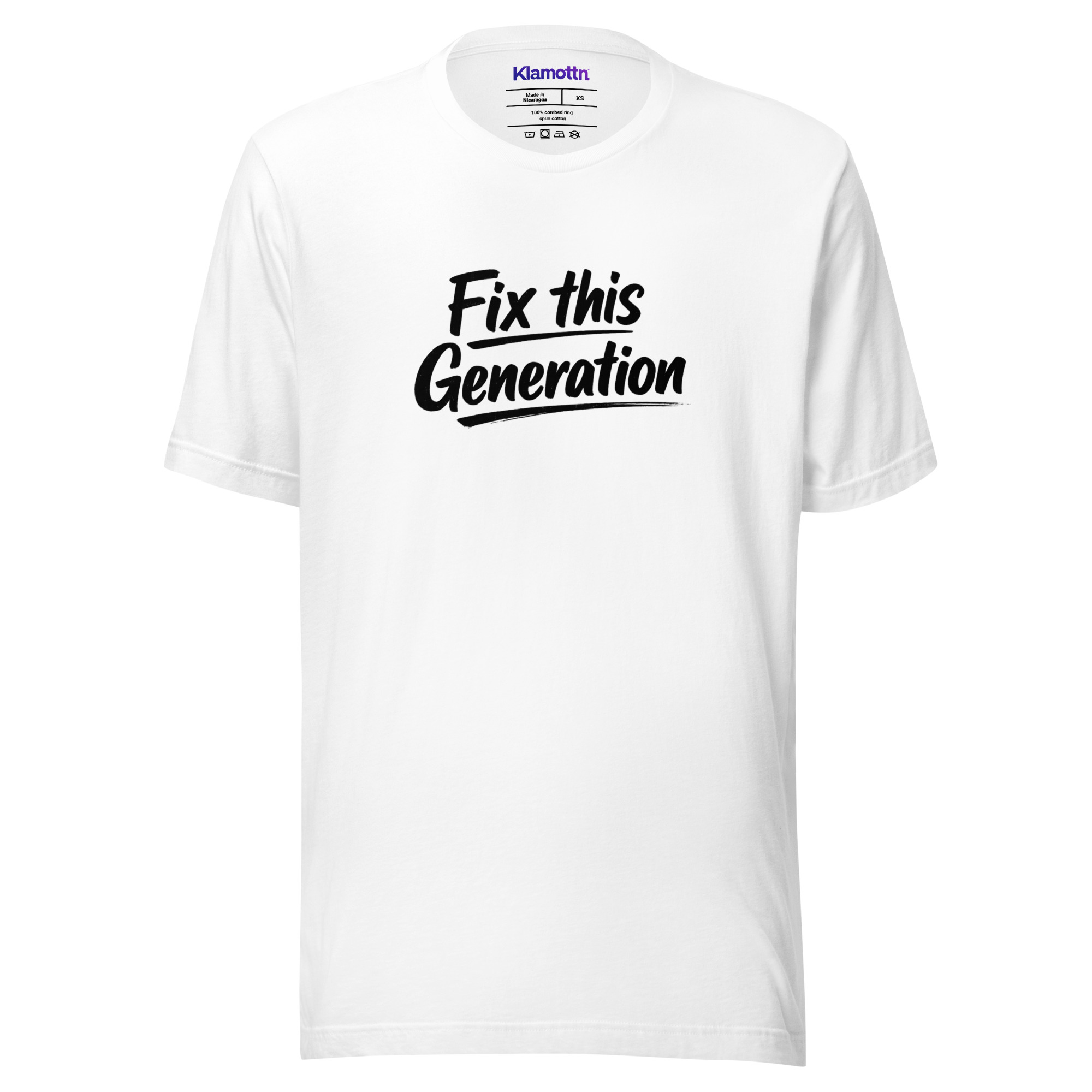 Fix This Generation Unisex-T-Shirt – T-Shirts – Klamottn™ Fix This Generation Unisex-T-Shirt – T-Shirts – Klamottn™