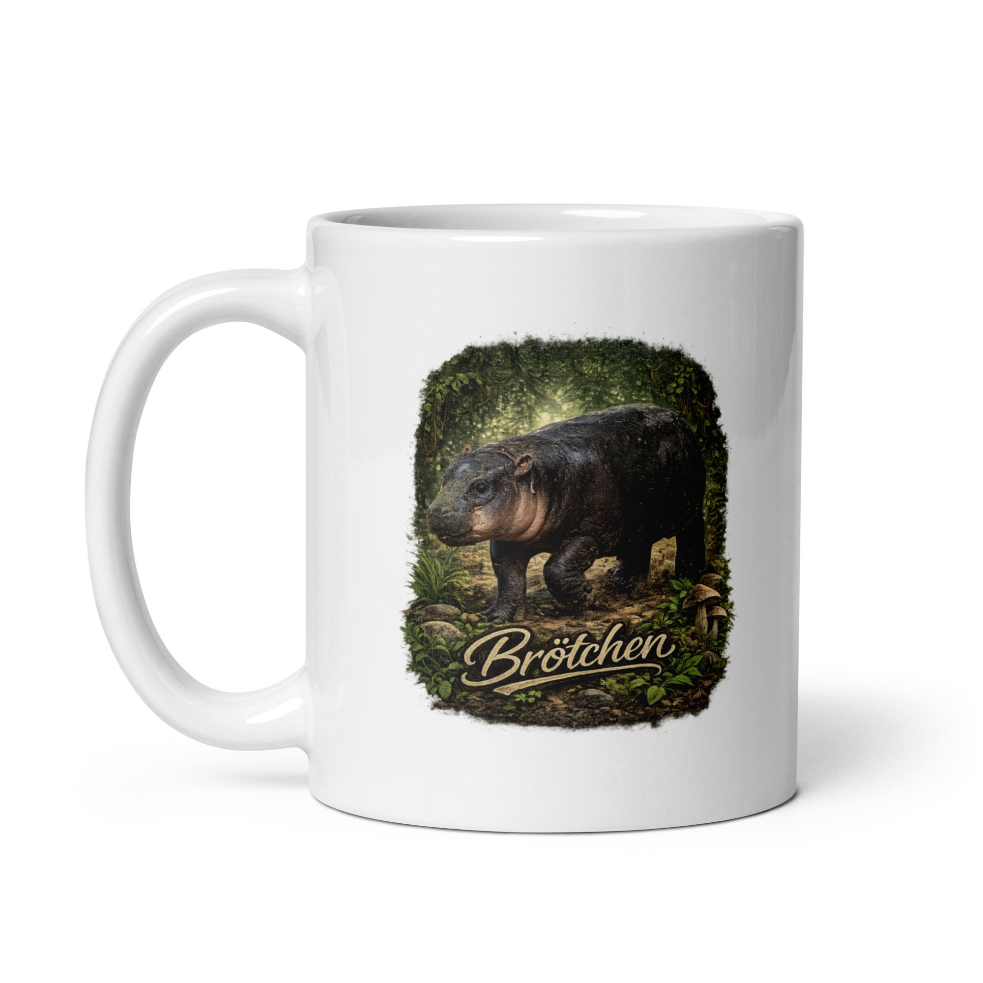 Brötchen Zwergflusspferd Tasse – Home & Living – Klamottn™ Brötchen Zwergflusspferd Tasse – Home & Living – Klamottn™