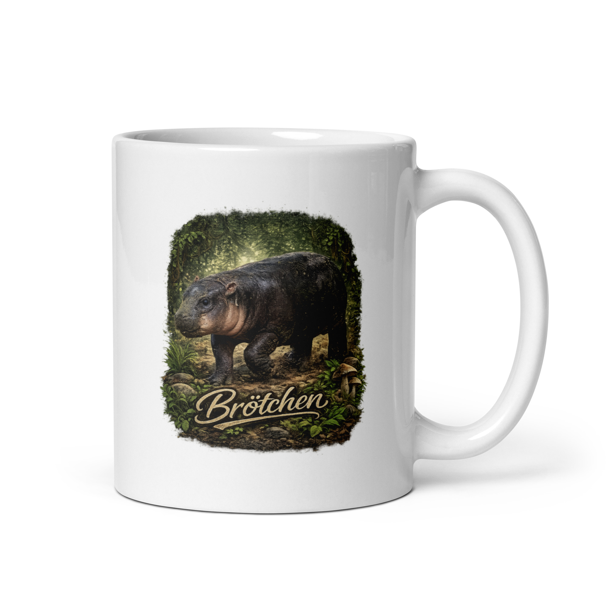 Brötchen Zwergflusspferd Tasse – Home & Living – Klamottn™ Brötchen Zwergflusspferd Tasse – Home & Living – Klamottn™