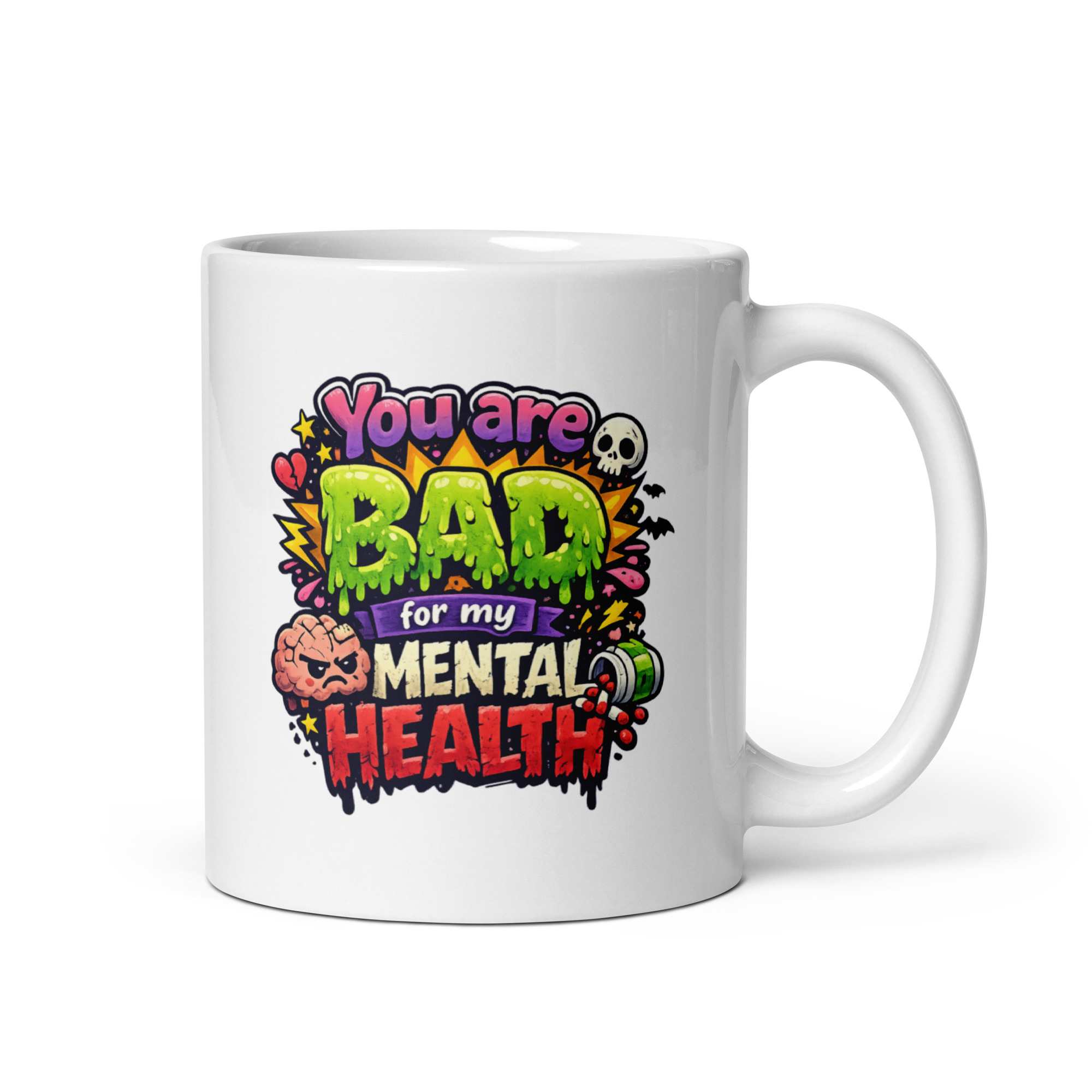 You are bad for my mental health Tasse – Home & Living – Klamottn™ You are bad for my mental health Tasse – Home & Living – Klamottn™