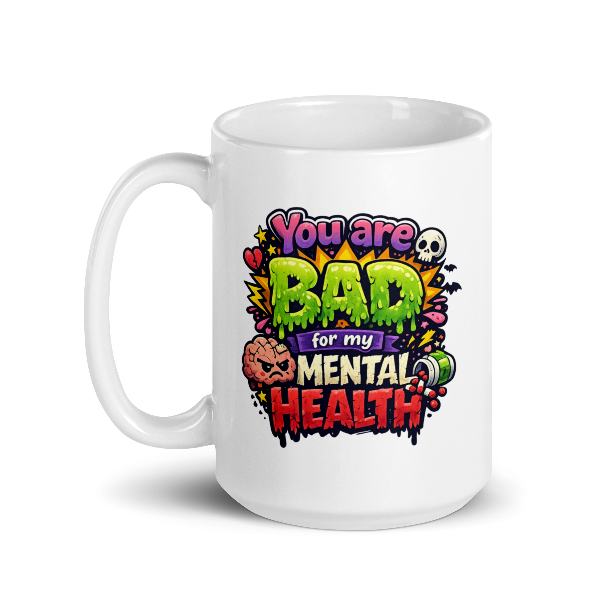 You are bad for my mental health Tasse – Home & Living – Klamottn™ You are bad for my mental health Tasse – Home & Living – Klamottn™