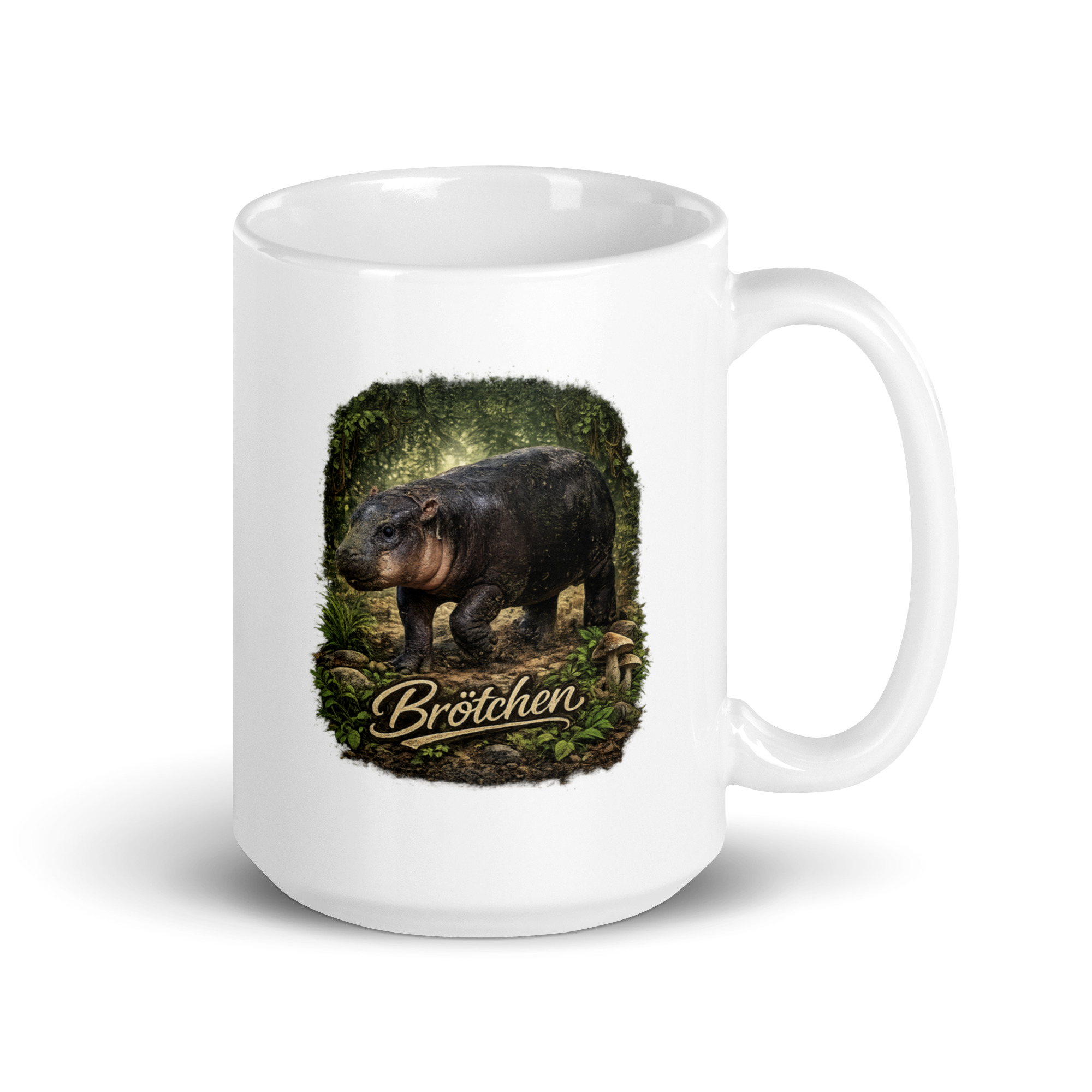 Brötchen Zwergflusspferd Tasse – Home & Living – Klamottn™ Brötchen Zwergflusspferd Tasse – Home & Living – Klamottn™
