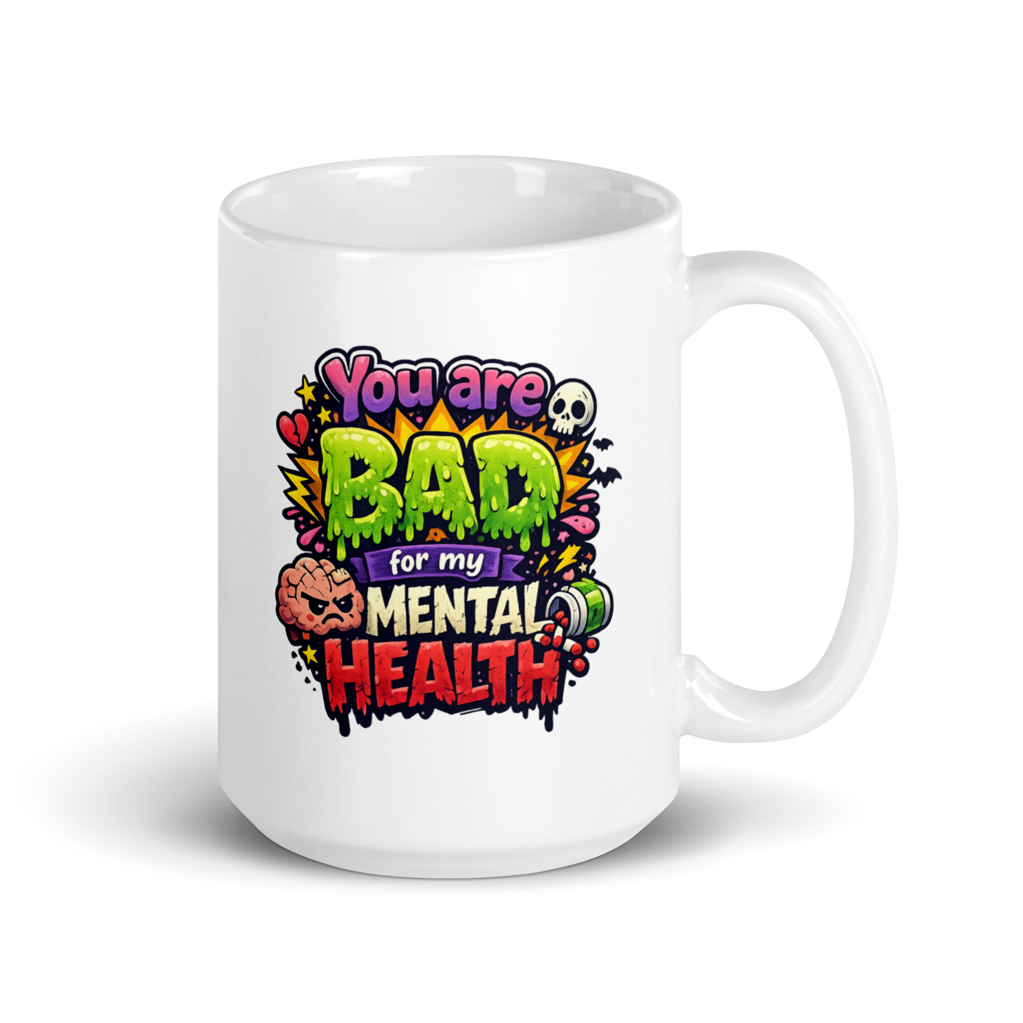 You are bad for my mental health Tasse – Home & Living – Klamottn™ You are bad for my mental health Tasse – Home & Living – Klamottn™