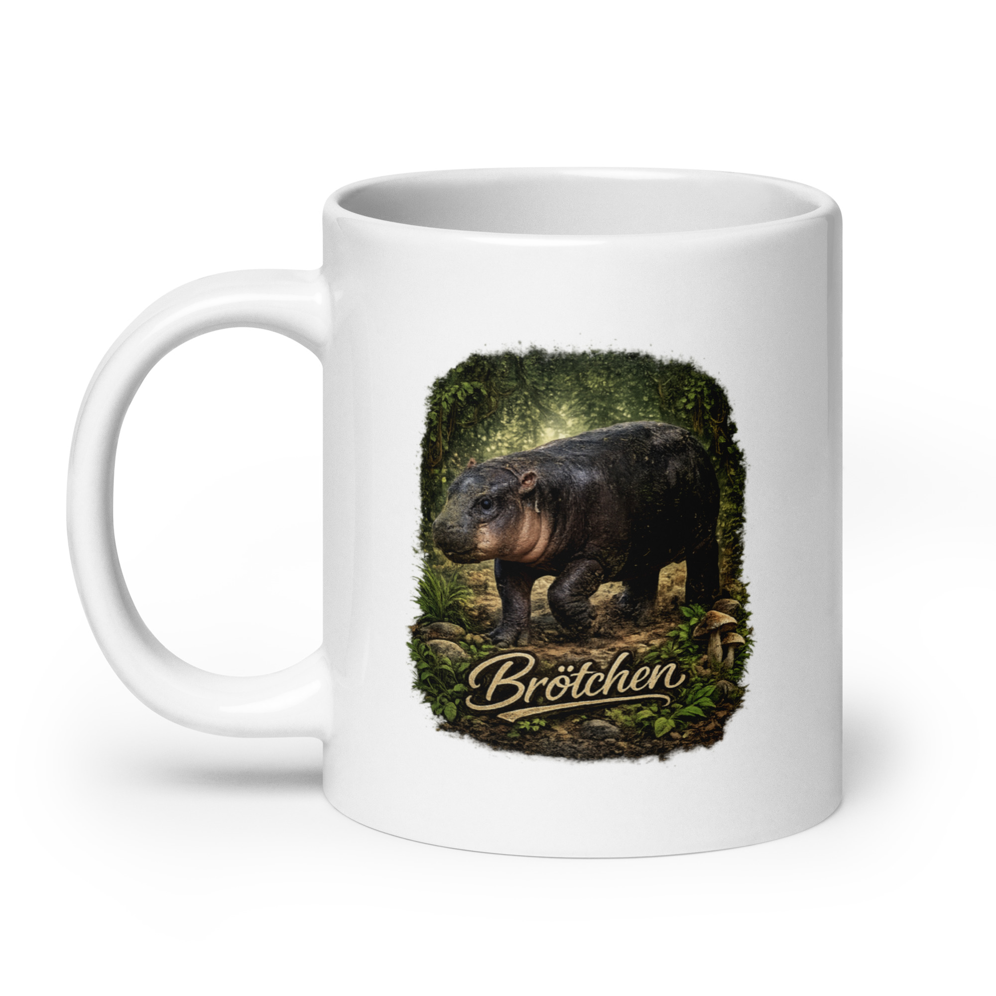 Brötchen Zwergflusspferd Tasse – Home & Living – Klamottn™ Brötchen Zwergflusspferd Tasse – Home & Living – Klamottn™