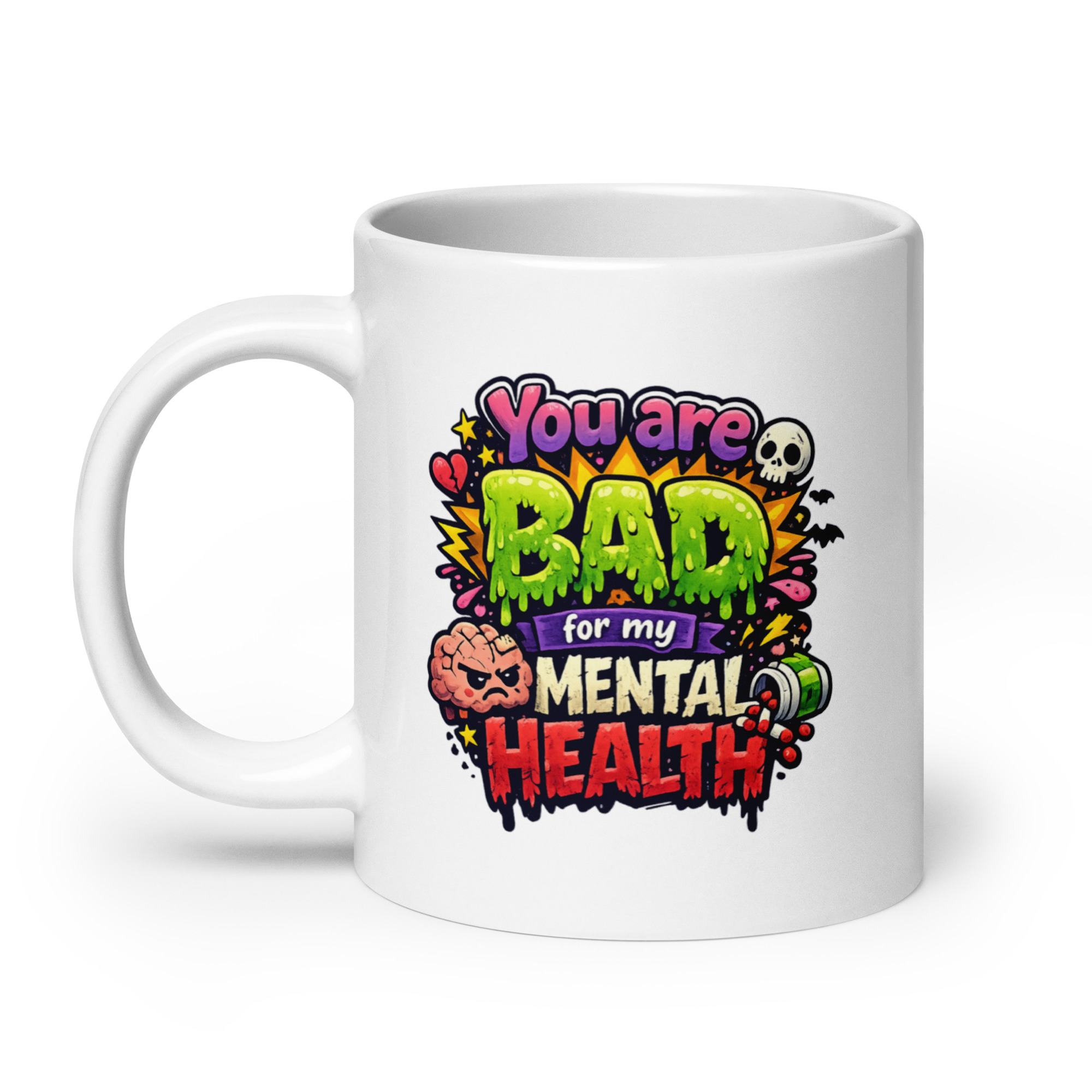 You are bad for my mental health Tasse – Home & Living – Klamottn™ You are bad for my mental health Tasse – Home & Living – Klamottn™