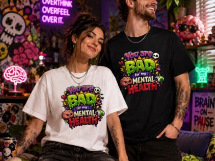 You are bad for my mental health Unisex-T-Shirt – T-Shirts – Klamottn™ You are bad for my mental health Unisex-T-Shirt – T-Shirts – Klamottn™