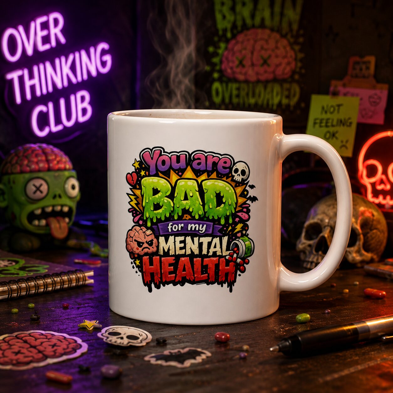 You are bad for my mental health Tasse – Home & Living – Klamottn™ You are bad for my mental health Tasse – Home & Living – Klamottn™
